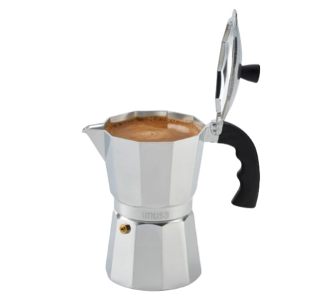Aluminum Stovetop 6-cup Espresso Maker