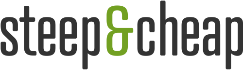 Steep and Cheap logo