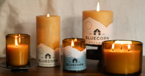 Logo for Bluecorn Beeswax 