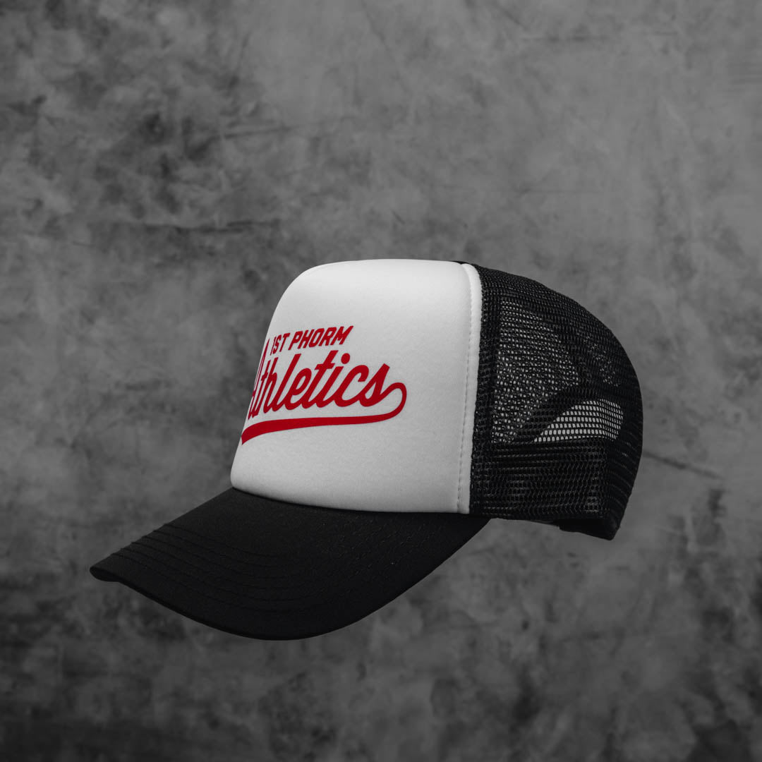 Summer 2025 1P Athletics Foam Trucker Hat - $35.00 at 1st Phorm