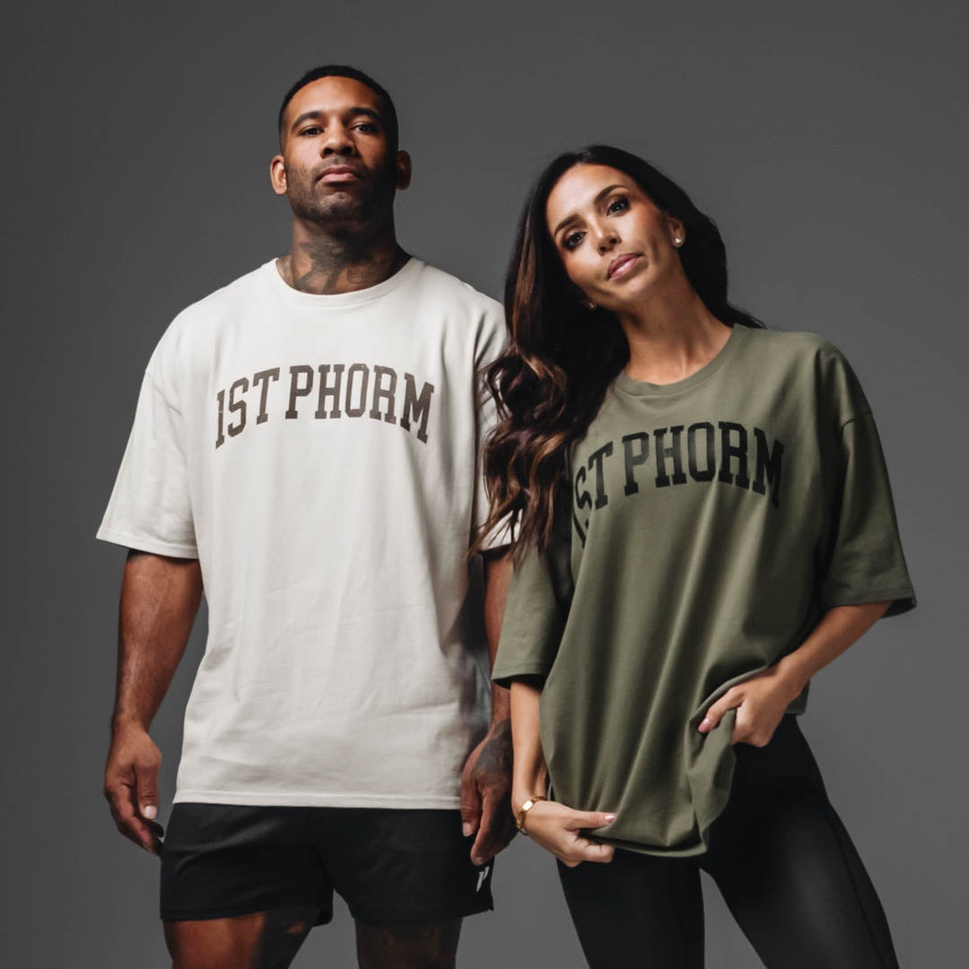 CORE 1P Varsity Oversized Tee - $40.00 at 1st Phorm