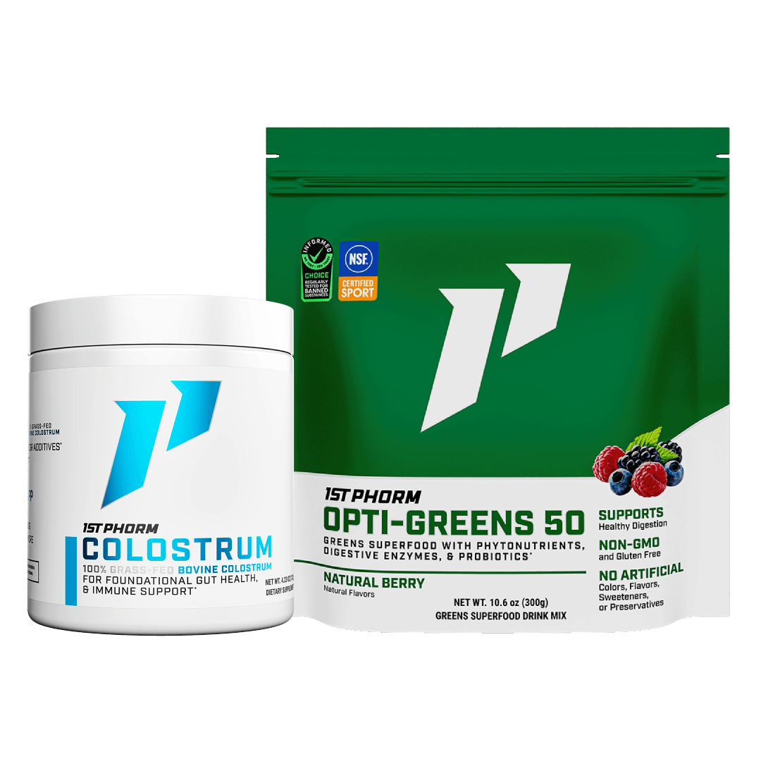 Stack Colostrum & Opti-Greens 50 - $124.98 at 1st Phorm
