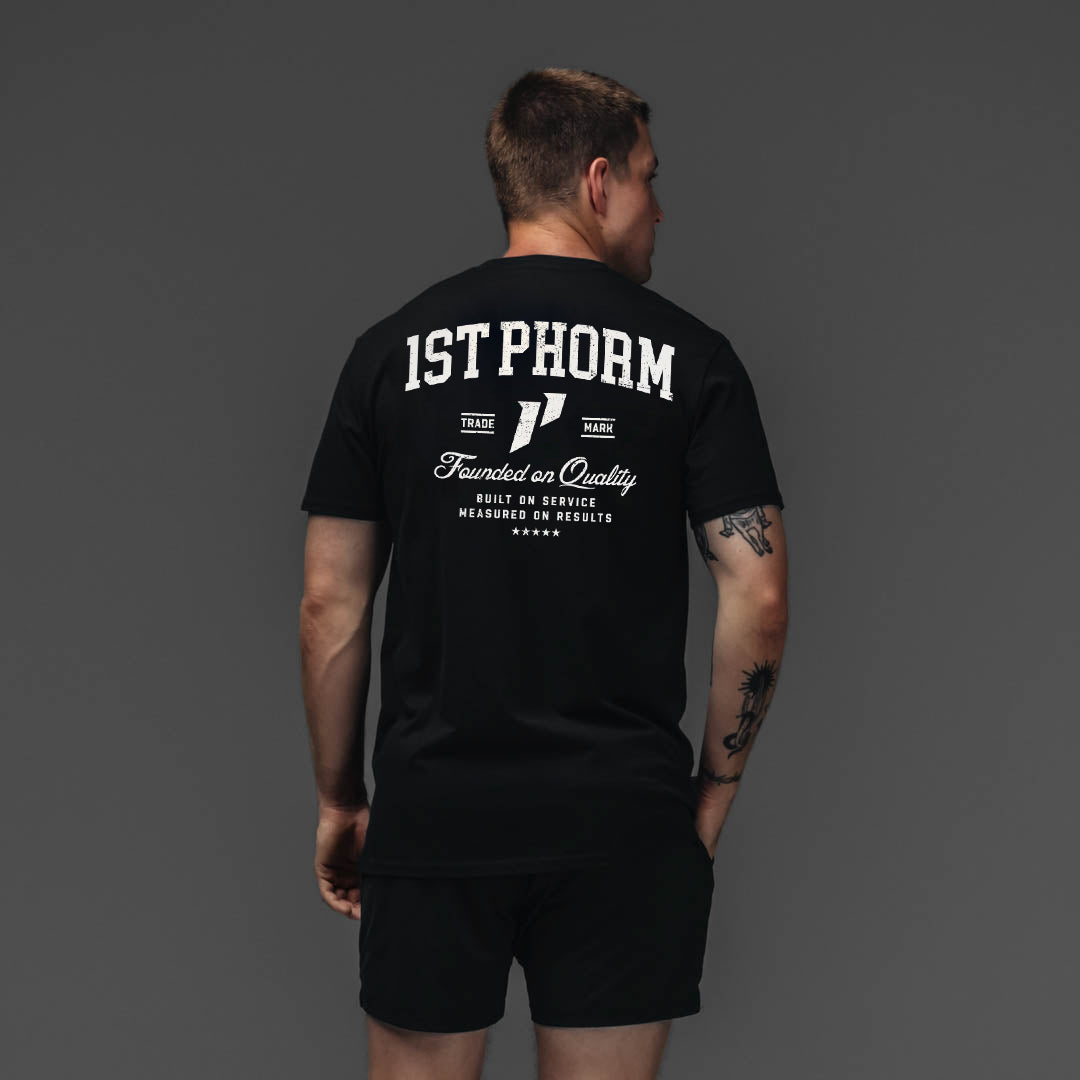 BF24 Crest Founded on Quality Tee - $35.00 at 1st Phorm