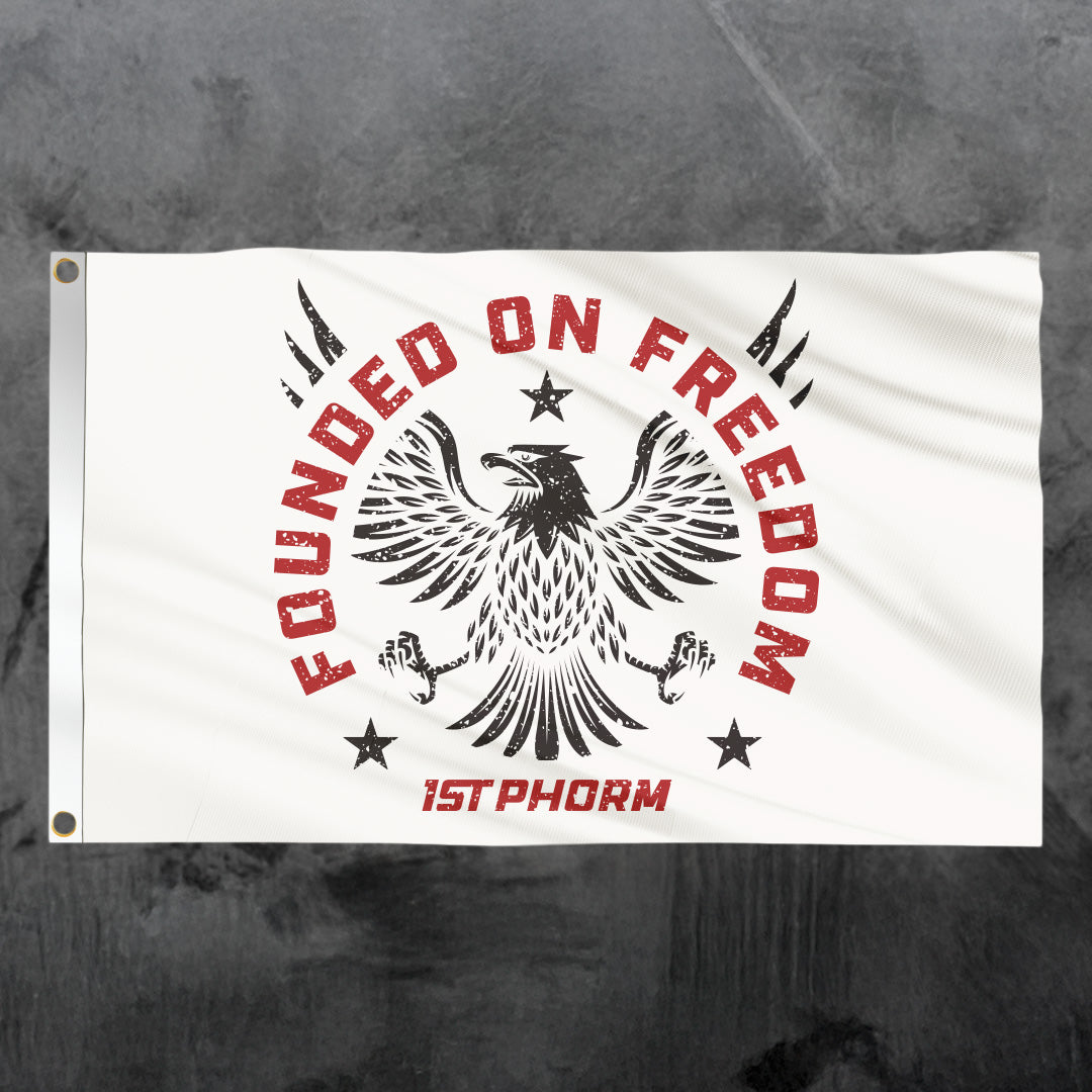 Founded On Freedom Flag