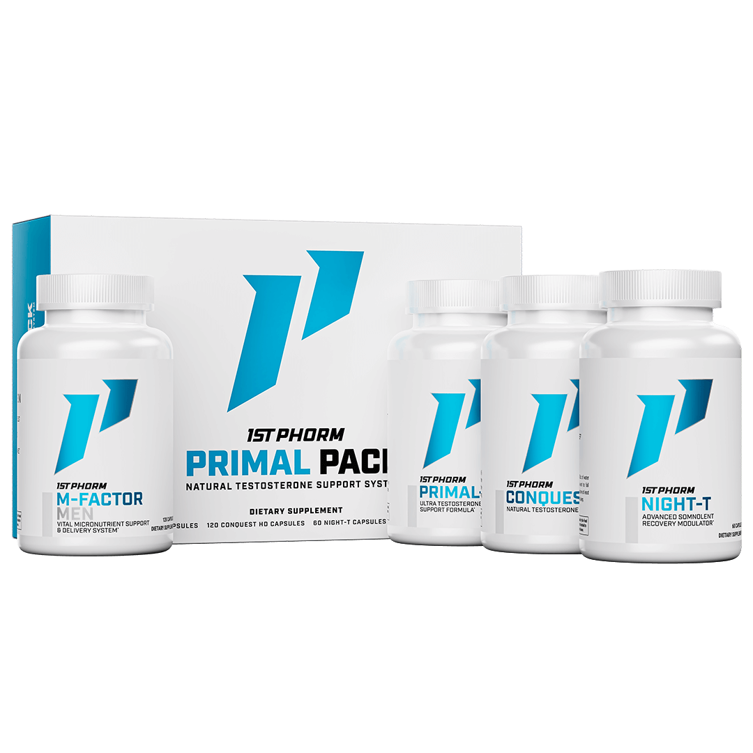 Testosterone Booster Primal Pack + M-Factor Men - $154.99 at 1st Phorm