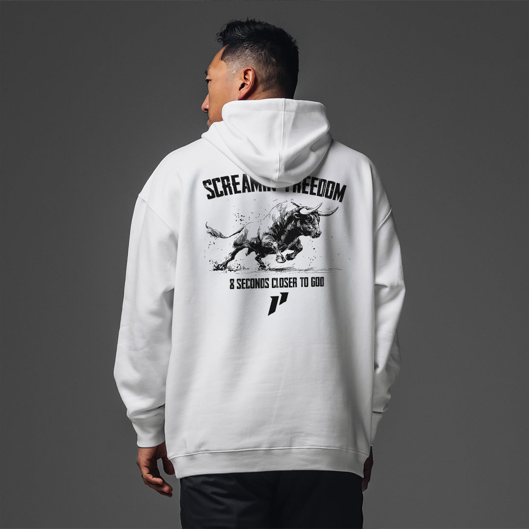 Fall 2026 Screamin' Freedom Bull Hoodie - $65.00 at 1st Phorm
