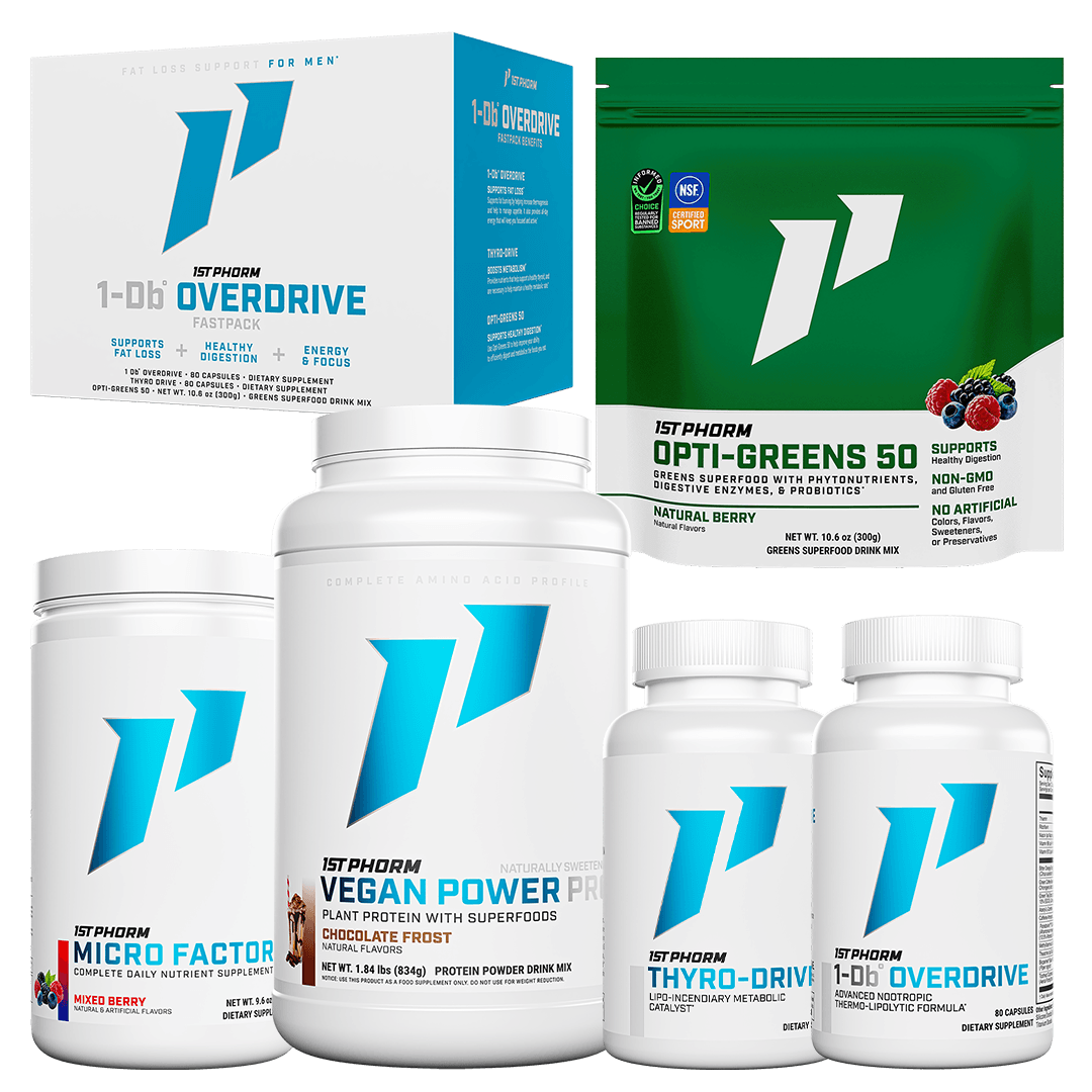 Stack Vegan Fat Loss Essentials Stack For Men - $244.99 at 1st Phorm