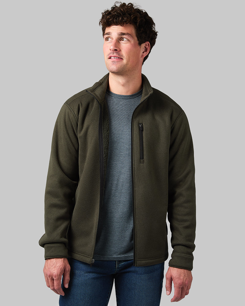 OUTERWEAR MEN'S PLUSH SHERPA-LINED FULL ZIP - $24.99 at 32 Degrees