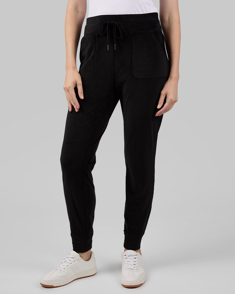 BOTTOMS WOMEN'S VELOUR LUXE RIB JOGGER - $14.99 at 32 Degrees