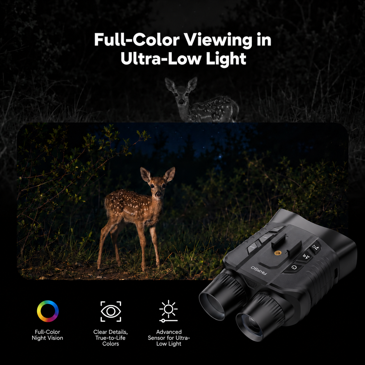 shop-akaso Explore the Wilderness: AKASO Seemor-200 Night Vision Goggles with AI-ISP Tech - $203.99 at AKASO