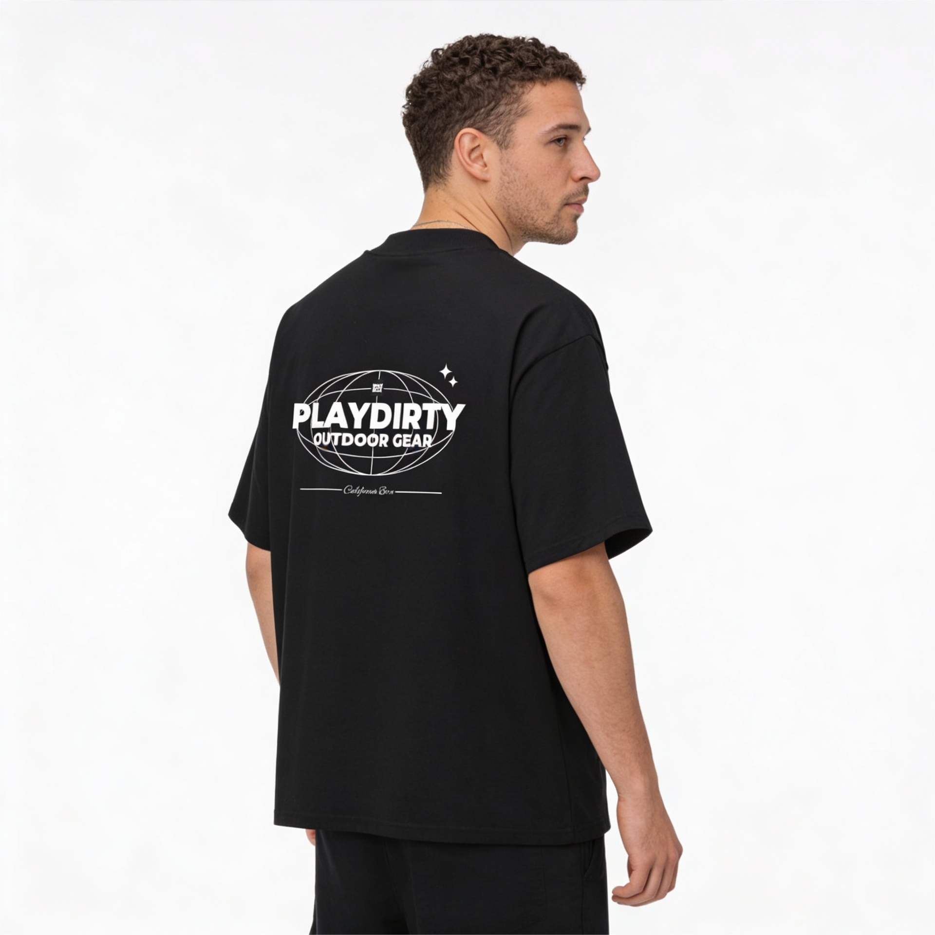 Play Dirty | Organic Oversized High Neck T-shirt