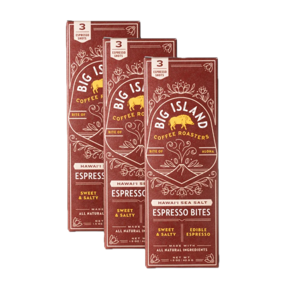 Big Island Coffee Roasters Sea Salt Espresso Bites | Salty & Sweet (Vegan) - $8.00 at Big Island Coffee Roasters