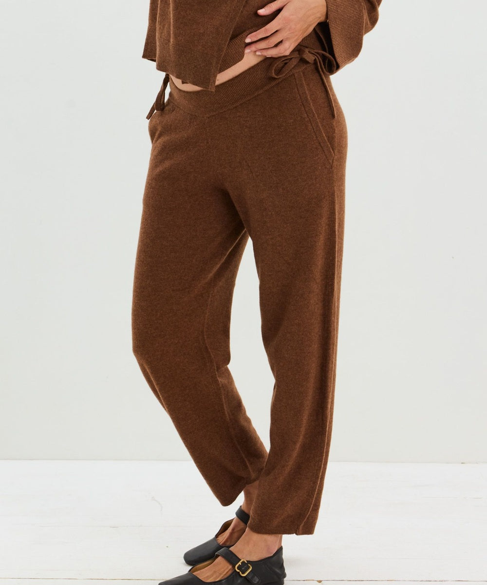 Bump City HATCH: The Cashmere Adjustable Pant (Coffee Melange) - $298.00 at Bump City Nashville