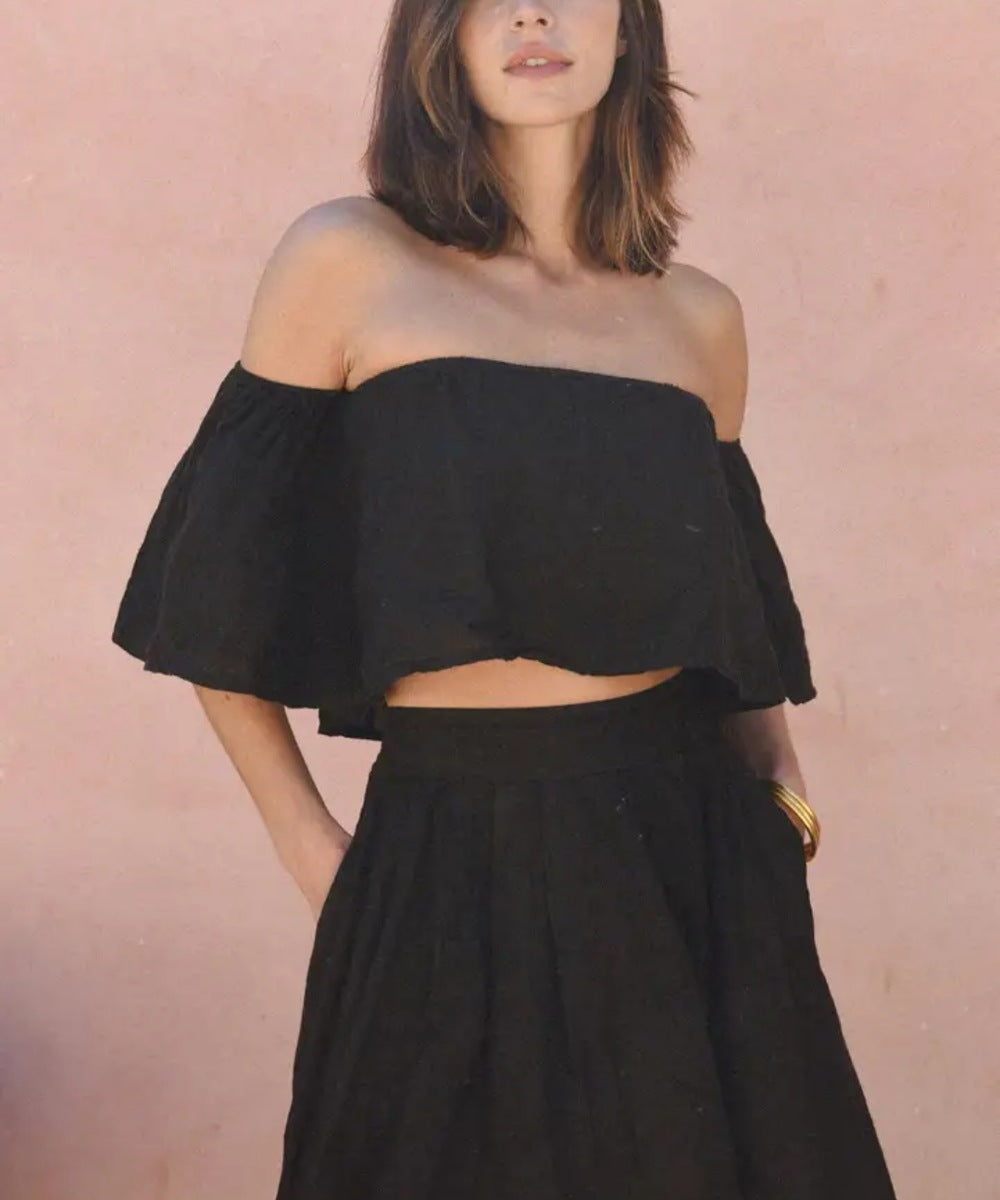 Bump City The Coco Top (Black) - $108.00 at Bump City Nashville