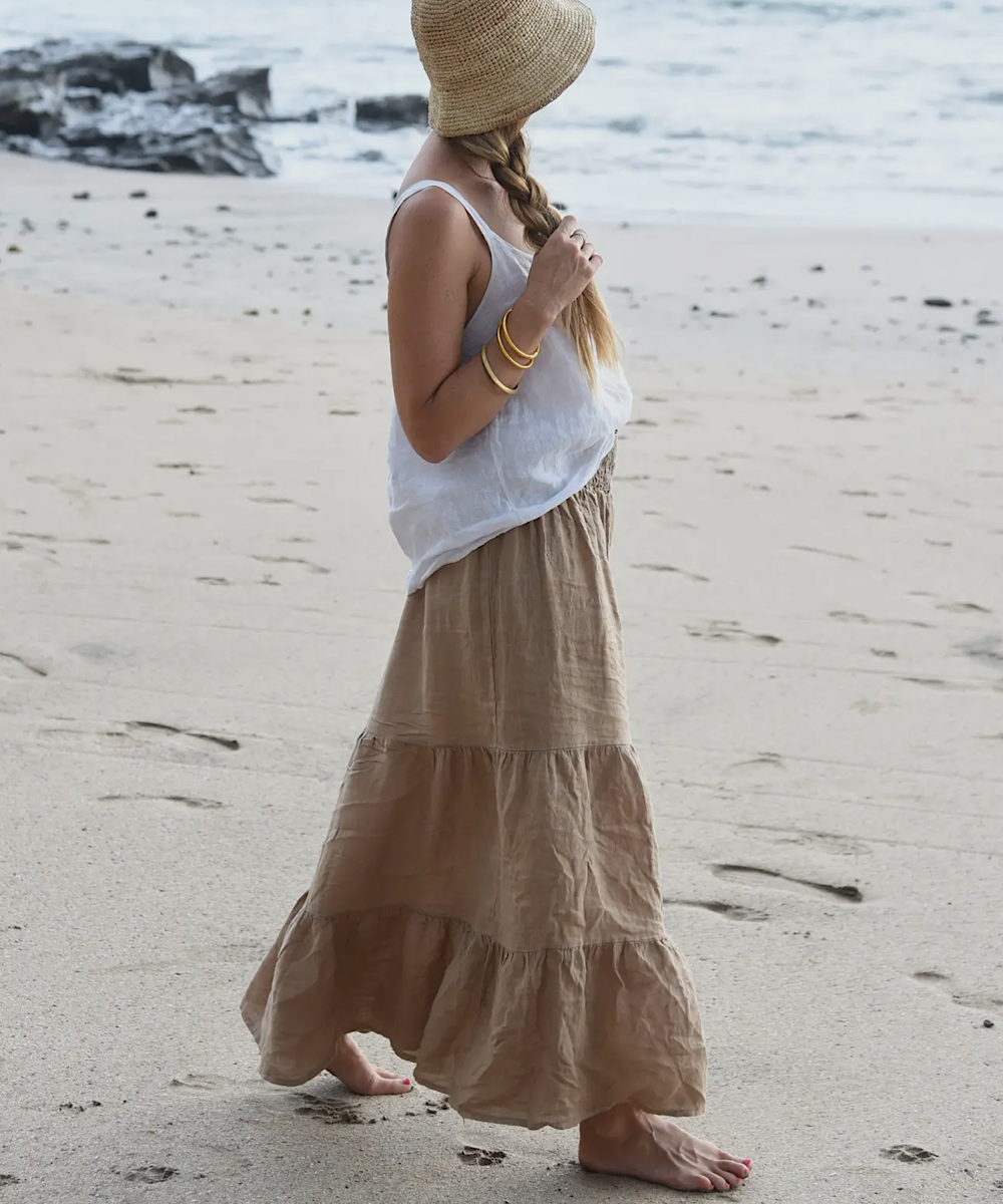 Bump City The Florence Skirt (Rye) - $168.00 at Bump City Nashville
