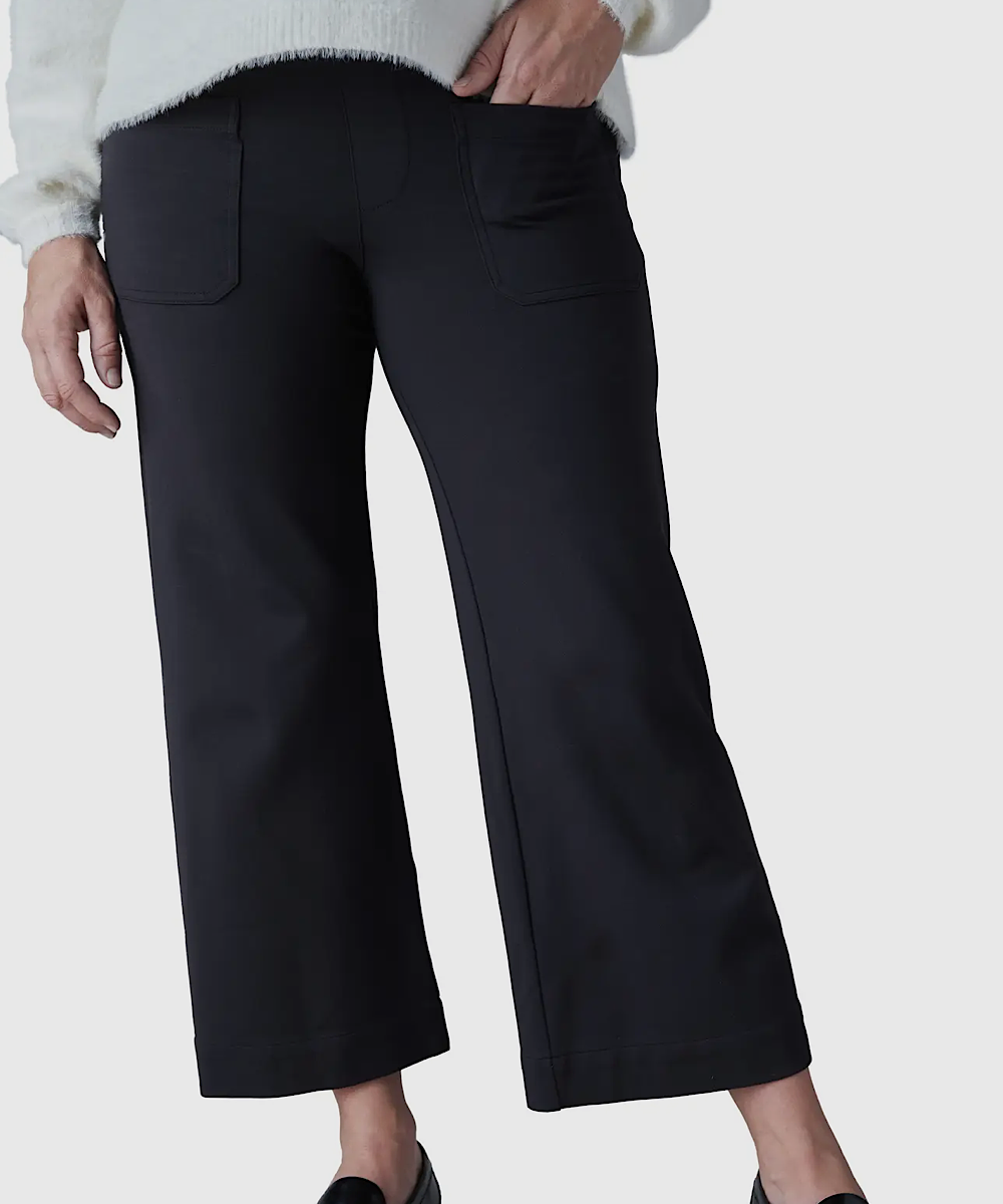 Bump City The Wide Leg Ankle Pant - $118.00 at Bump City Nashville