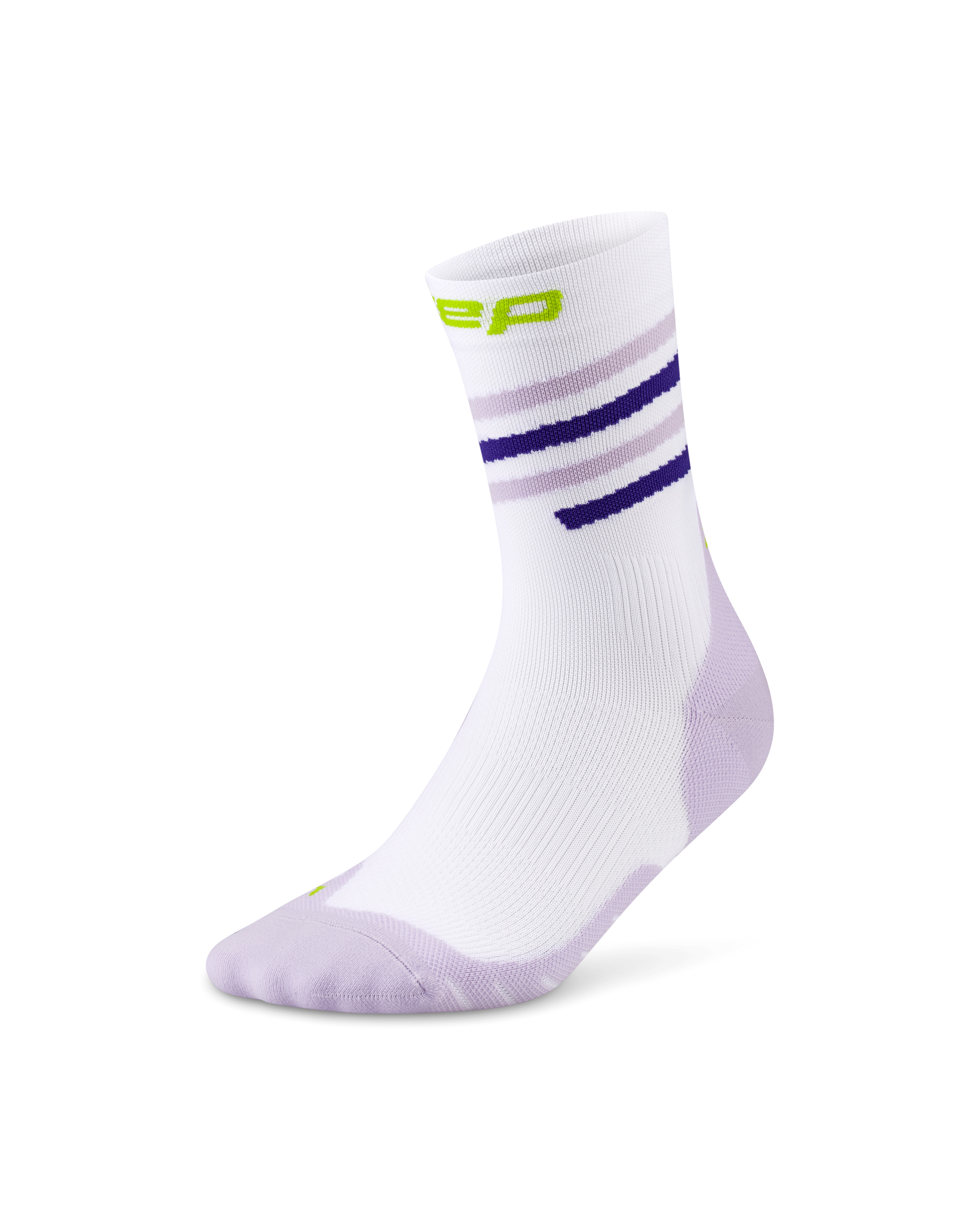 Core Run Spiral Mid Cut Compression Socks