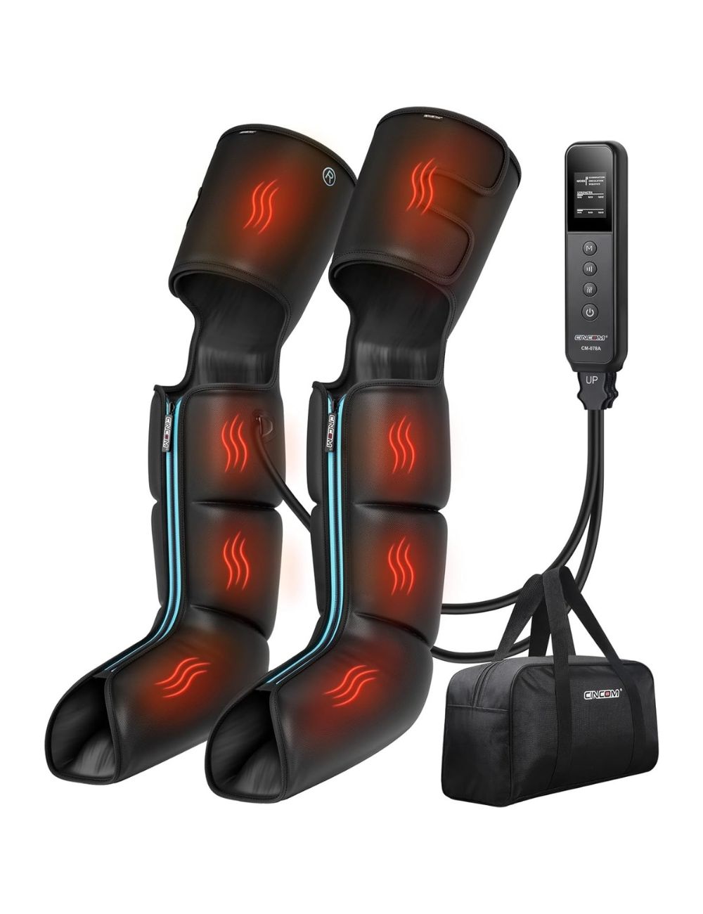 CINCOM CINCOM Upgraded Full Leg Massager with Heat for Foot, Calf & Thigh Comfort - $169.99 at CINCOM
