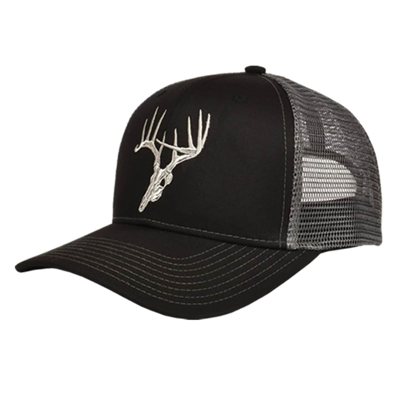 CanCooker Skullz Outdoors Embroidered Cap black/grey mesh back - $12.99 at CanCooker