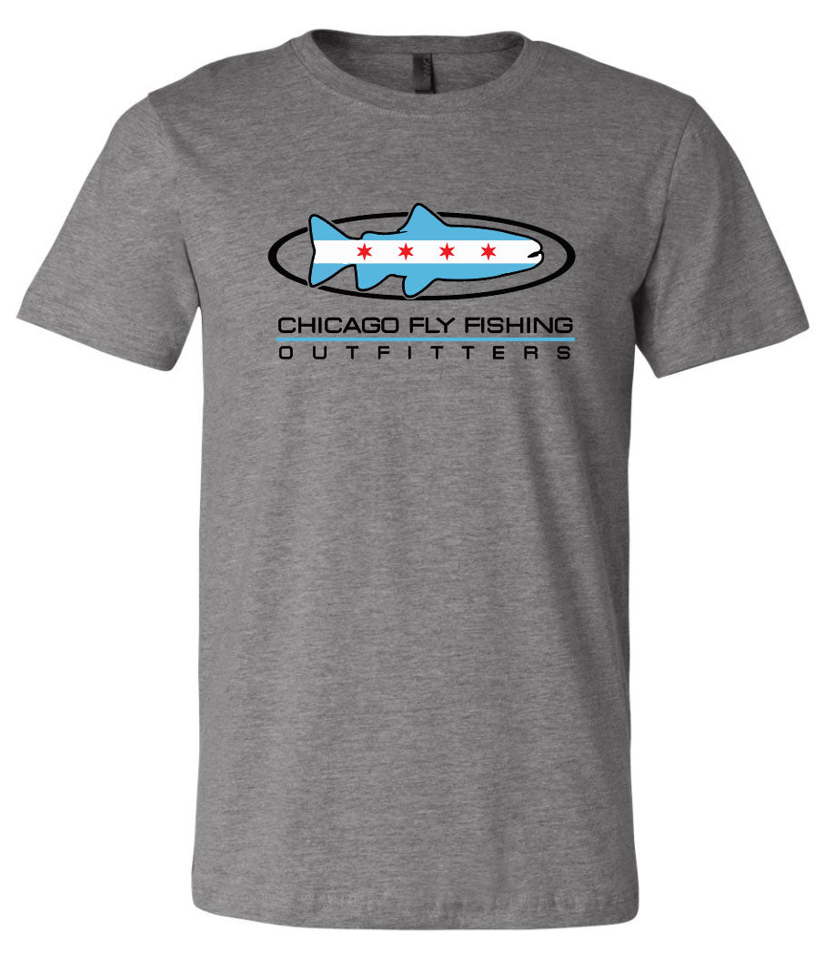 Chi-Fly ChiFly Logo SS Tee - $29.95 at Chicago Fly Fishing Outfitters