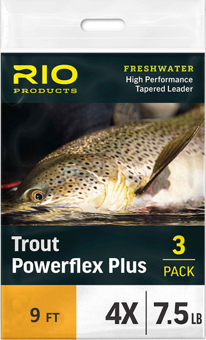 Rio Rio Powerflex Plus Leader - 3 Pack - $19.99 at Chicago Fly Fishing Outfitters