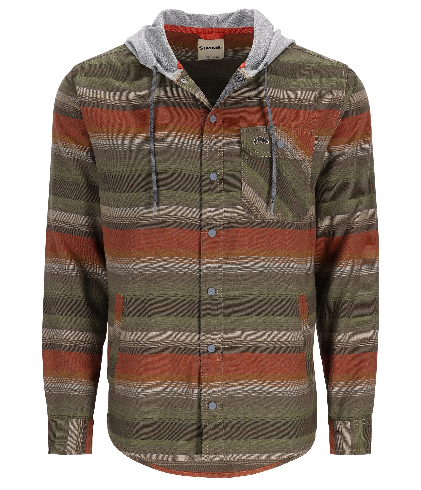 Simms Men's Santee Flannel Hoody SALE