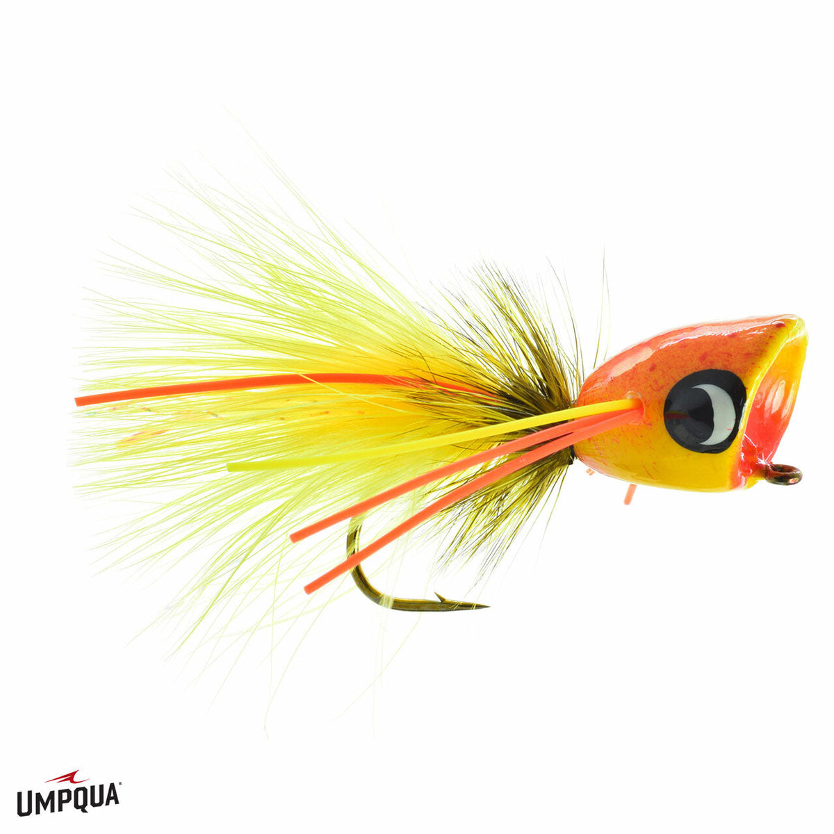 Umpqua Umpqua Bass Popper Colonel Mustard - $8.95 at Chicago Fly Fishing Outfitters