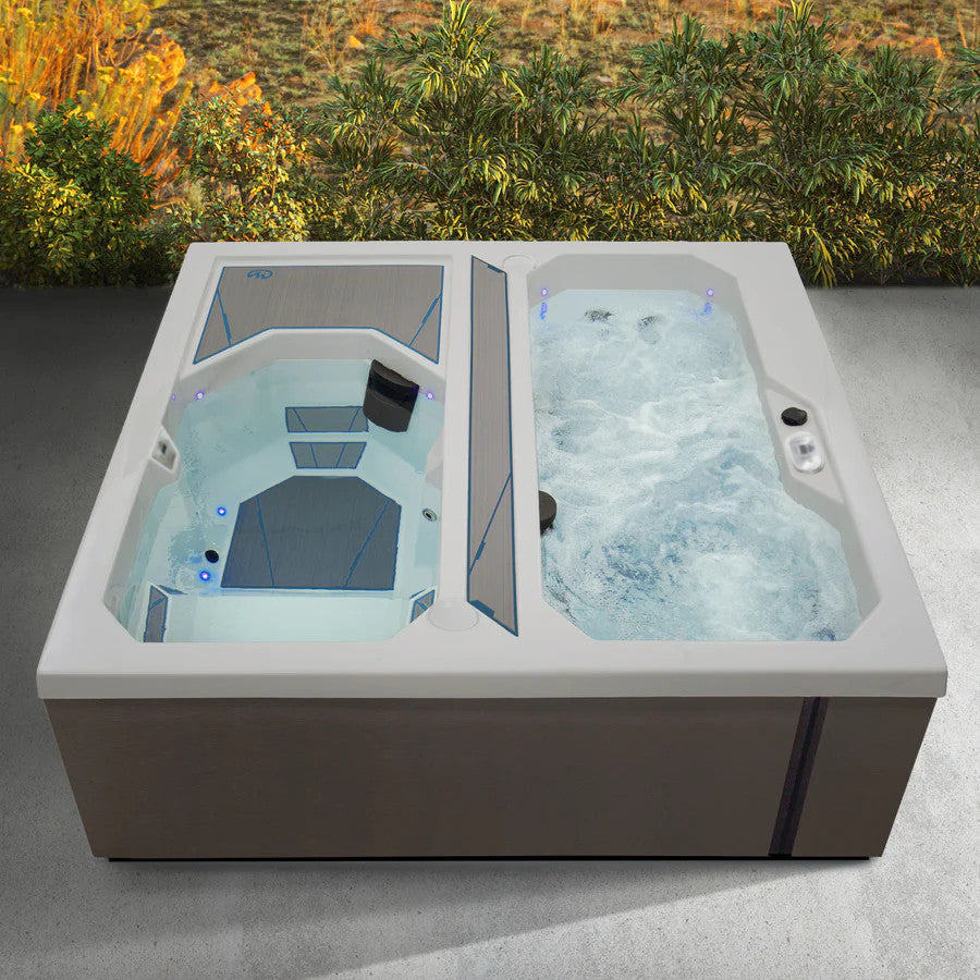 Master Spas, LLC Valaris Glacier: Hot Tub + Cold Tub - $14995.00 at Chilly GOAT Cold Tubs