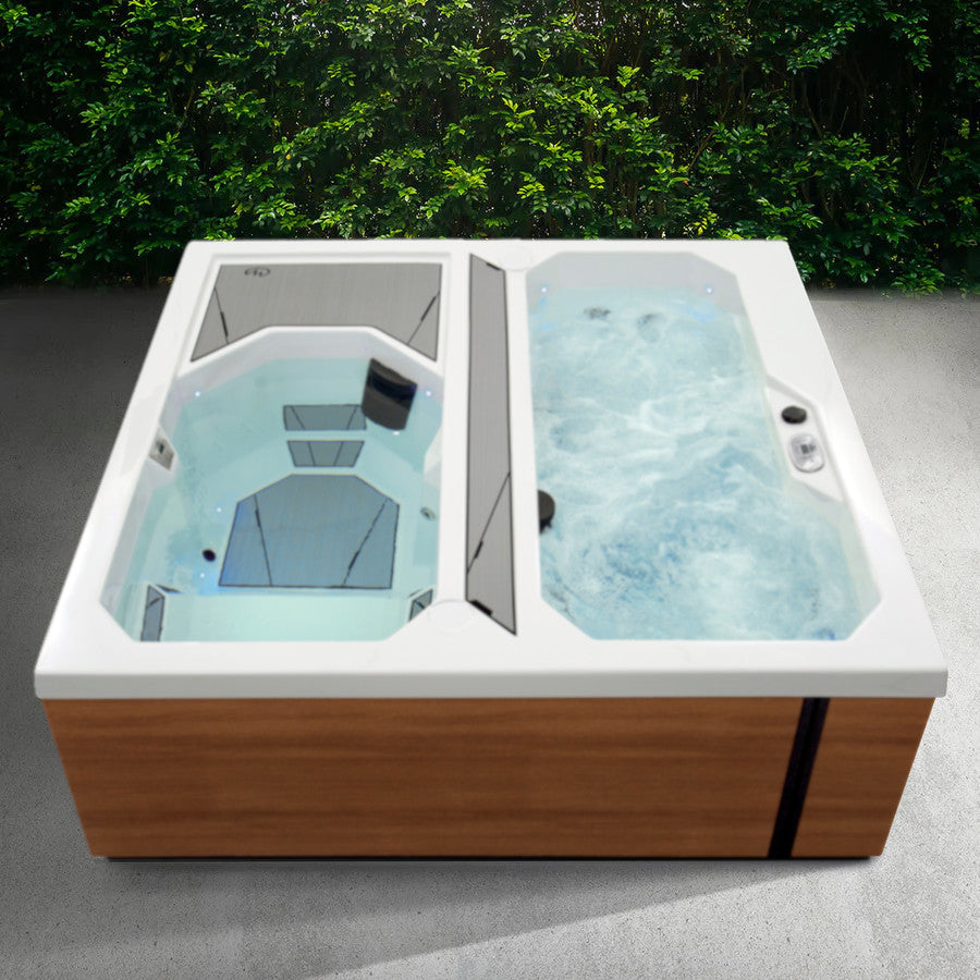 Master Spas, LLC Valaris Terrain: Hot Tub + Cold Tub - $14995.00 at Chilly GOAT Cold Tubs