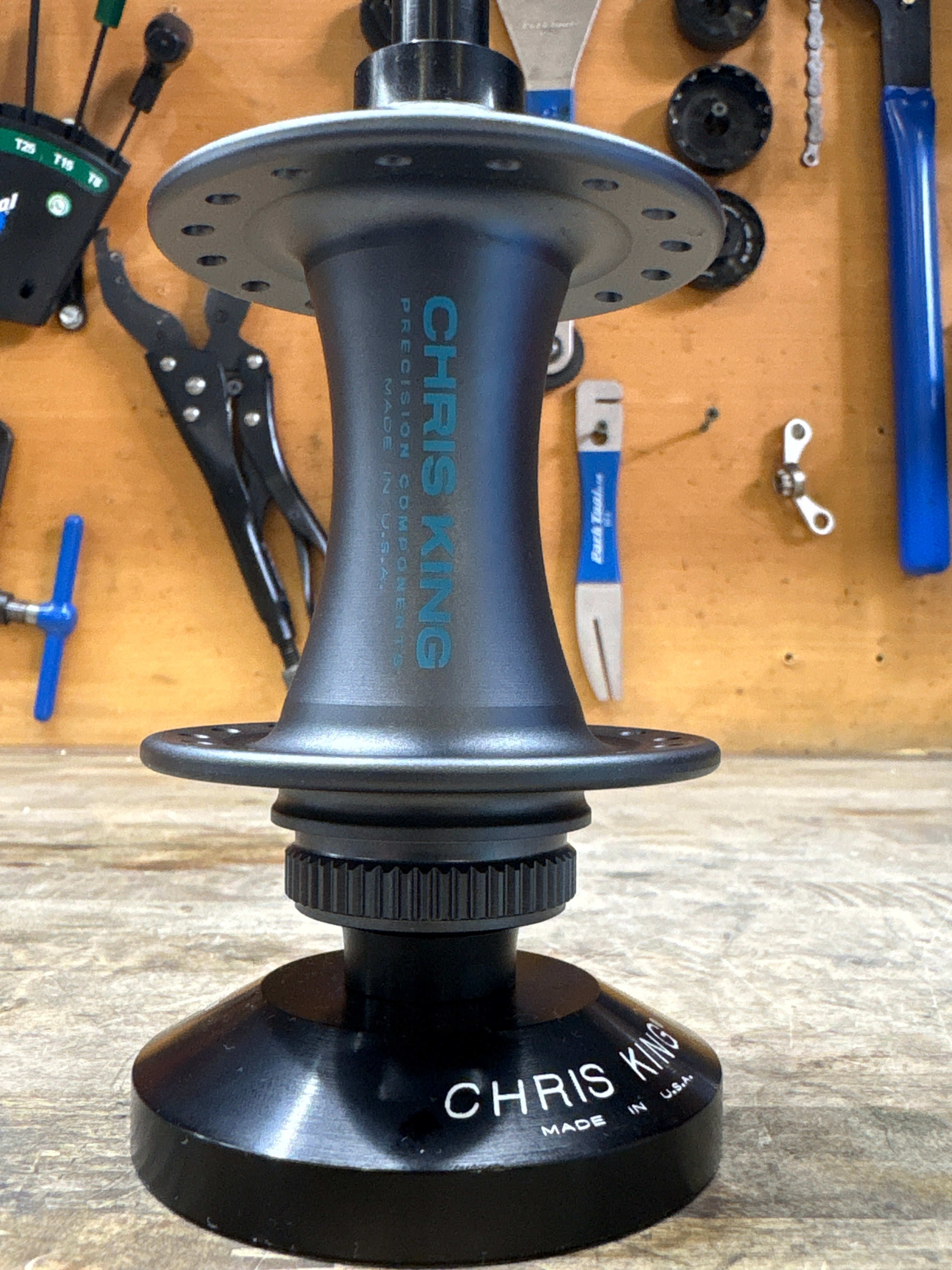 Chris King Precision Components Hub Front Boost Centerlock 32h 110x15 Two Tone Charcoal Turquoise - $301.50 at Chris King Precision Components