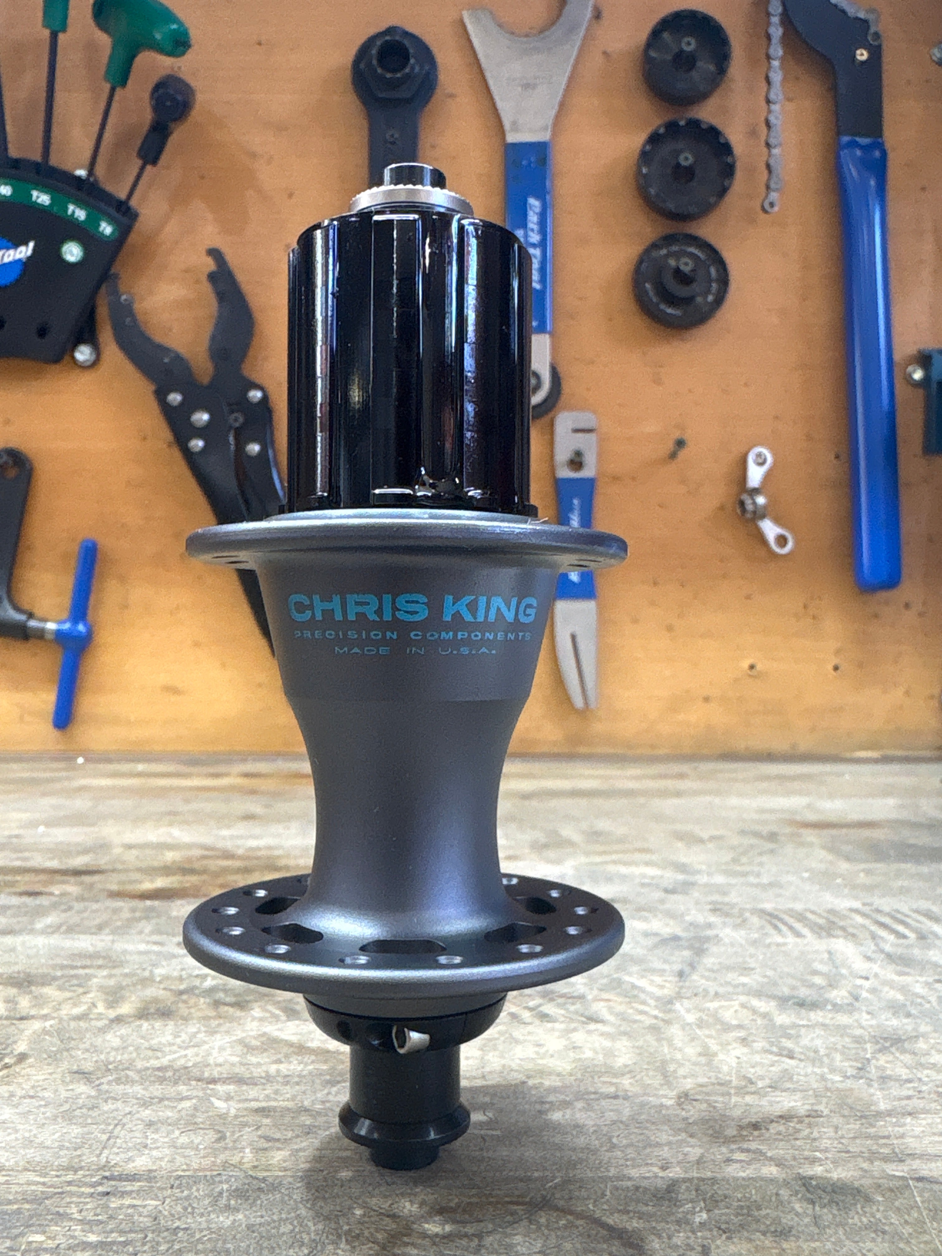 Chris King Precision Components Hub Rear R45 28h 130QR HG Two Tone Charcoal Turquoise - $418.50 at Chris King Precision Components