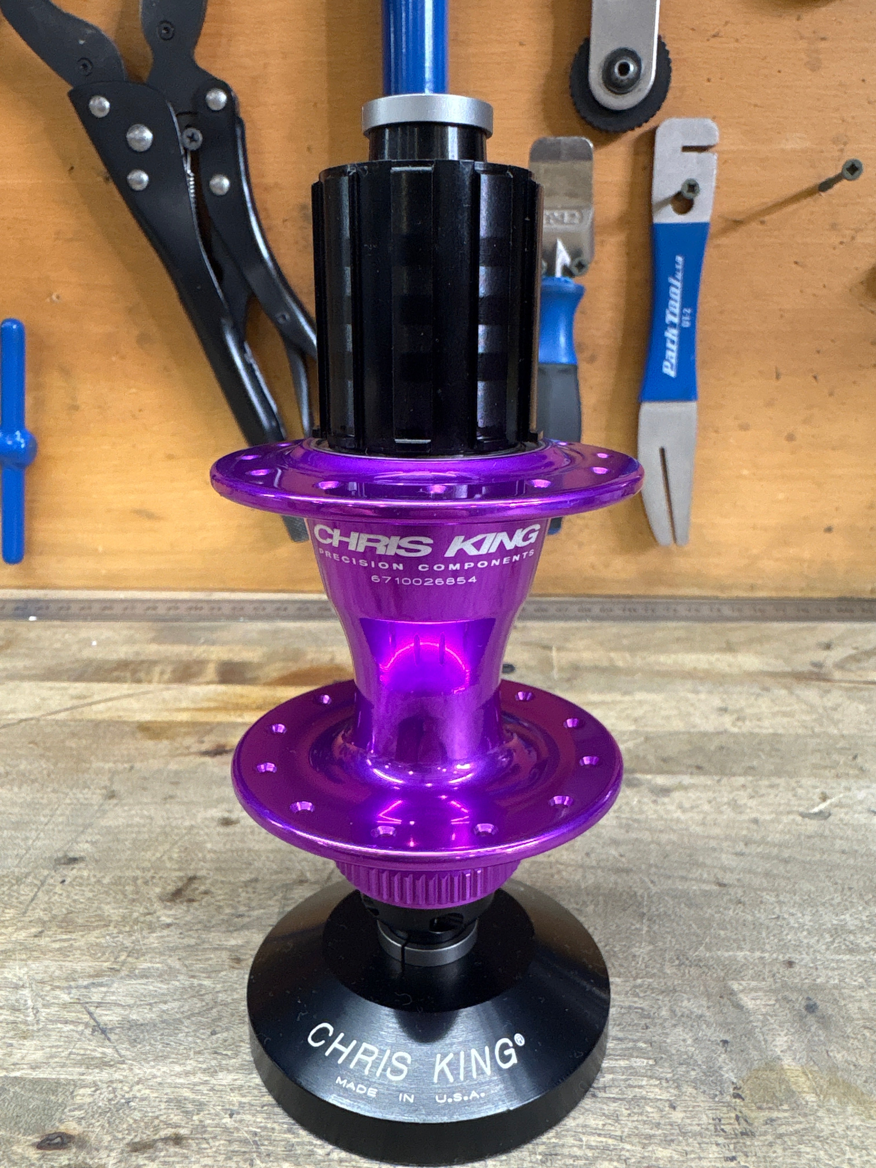 Chris King Precision Components Hub Rear R45D 28h 142x12 HG 3D Violet - $522.00 at Chris King Precision Components