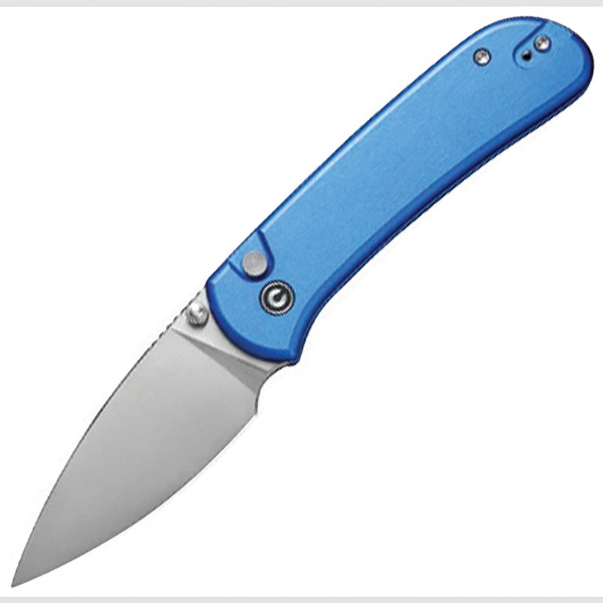 Civivi Civivi Qubit Blue Aluminum Button Lock Folding Knife - $57.99 at Clip and Carry