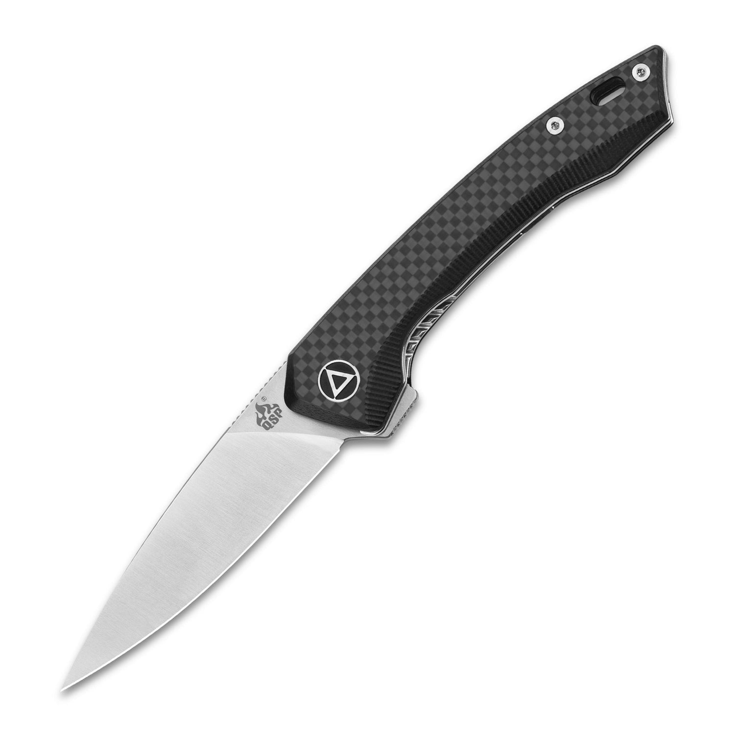 QSP QSP Leopard Liner Lock Pocket Knife 14C28N blade CF overlay G10 handle - $48.00 at Clip and Carry