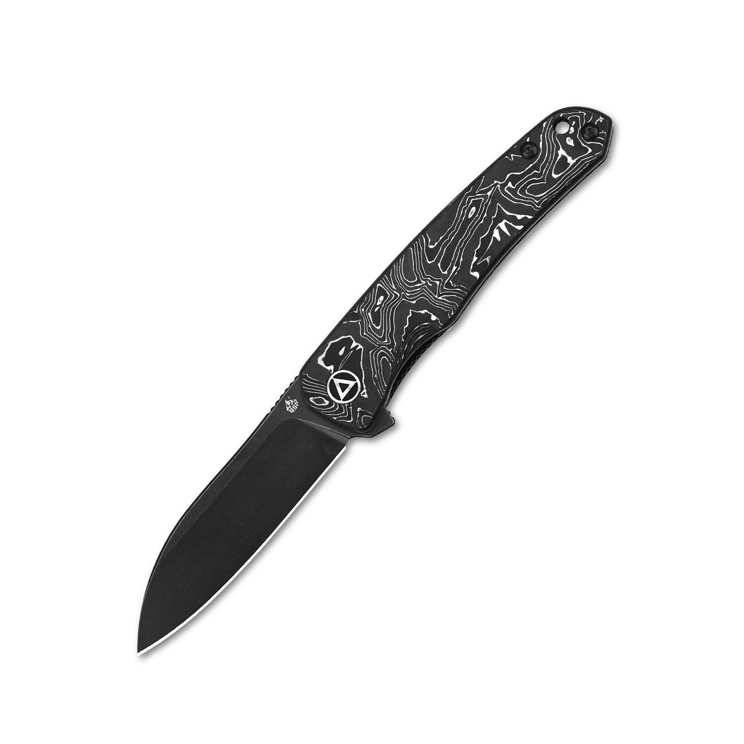 QSP QSP Otter Liner Lock Pocket Knife S35VN Blade Aluminum Foil Carbon Fiber Handle - $119.99 at Clip and Carry