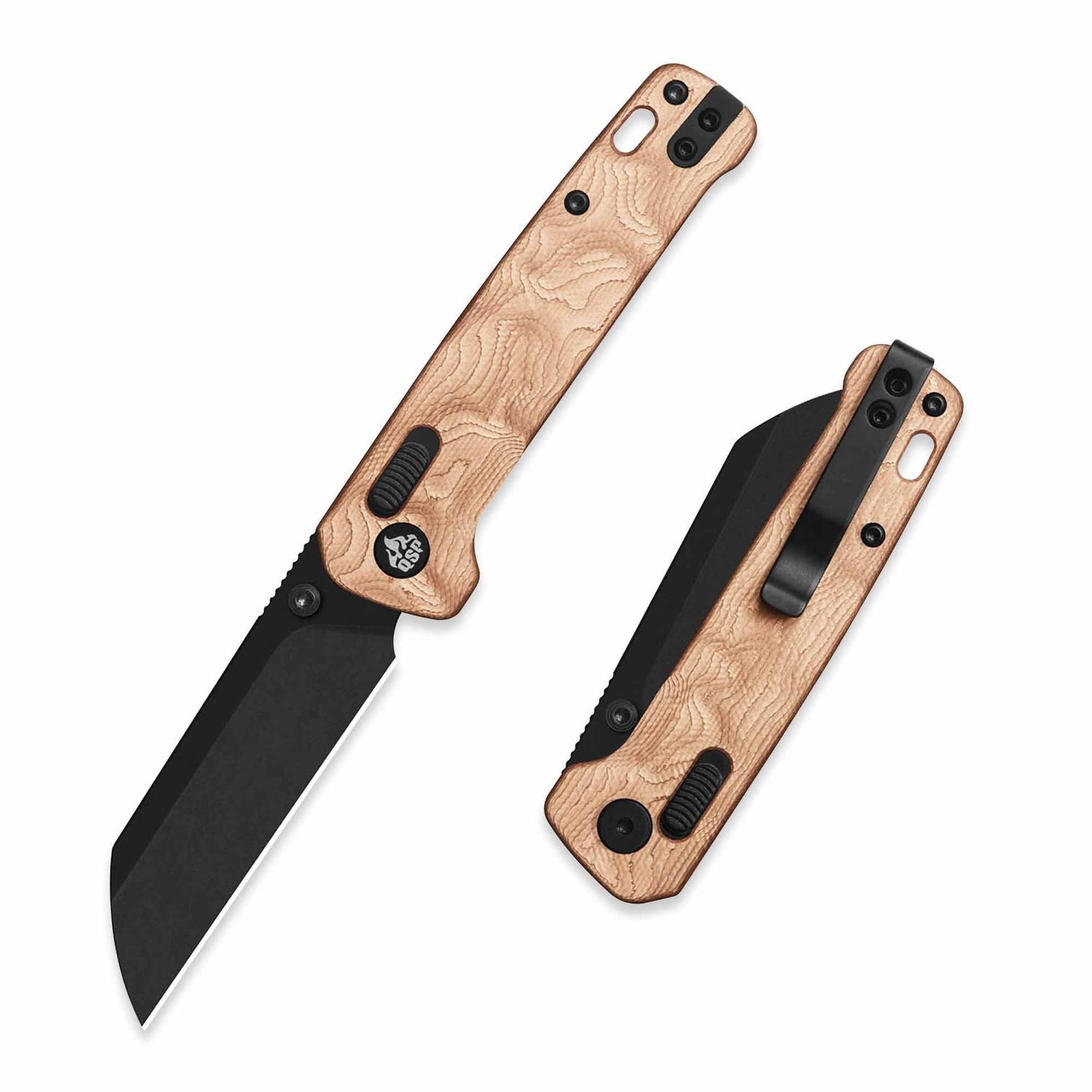 QSP QSP Penguin Glyde Lock Pocket Knife 14C28N Blade G10 with Copper Foil Handle - $69.99 at Clip and Carry