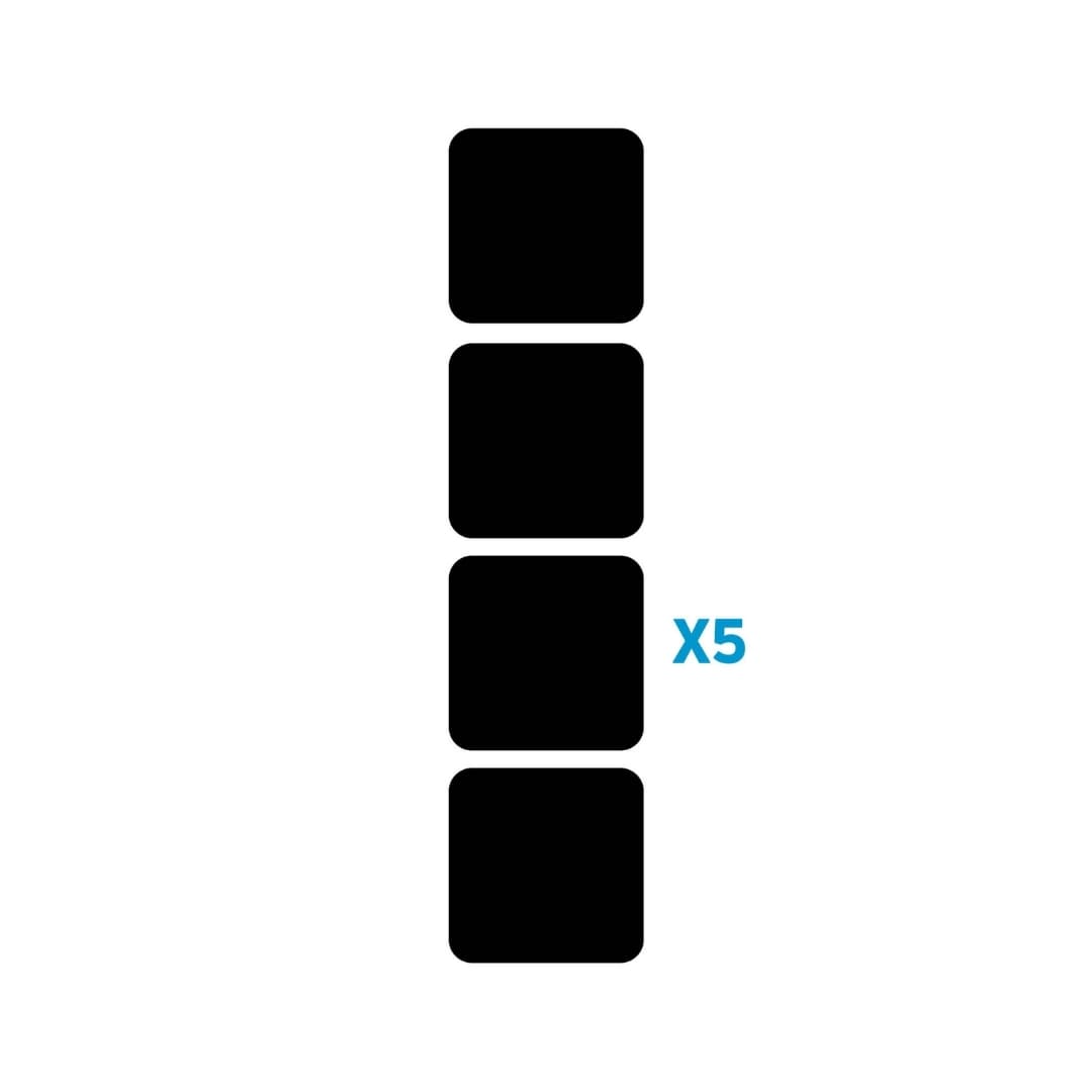 Compex CoreBelt electrode x5 pack