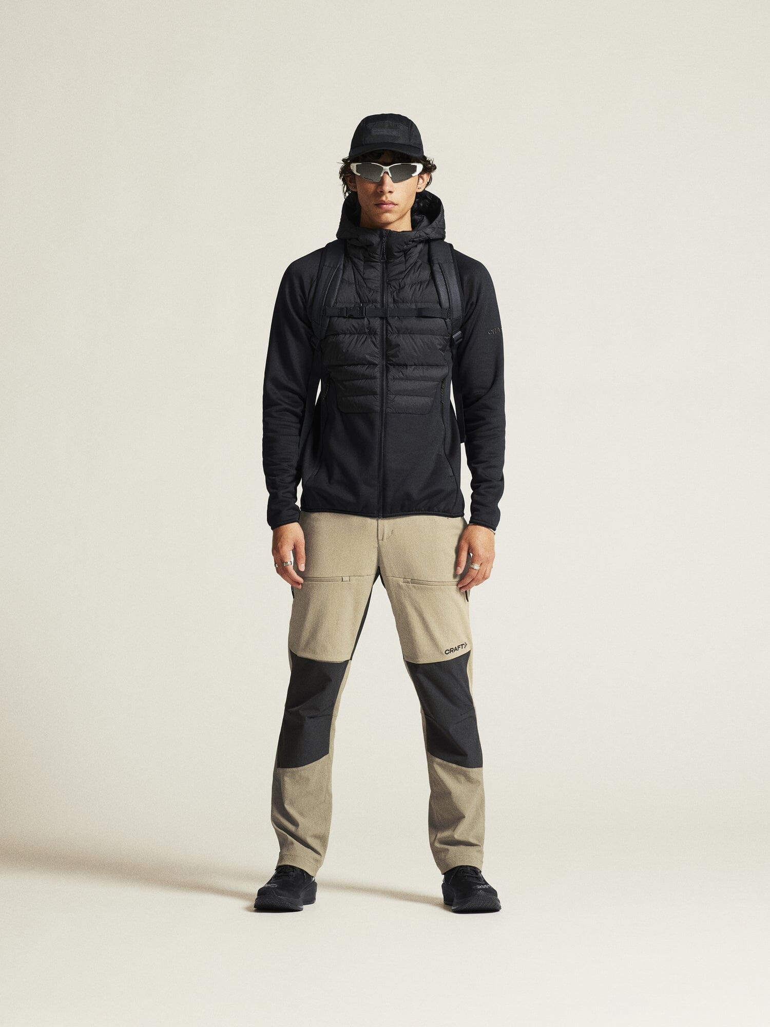Craft Sportswear NA MEN'S ADV EXPLORE HYBRID DOWN JACKET - Black - $160.00 at Craft Sportswear