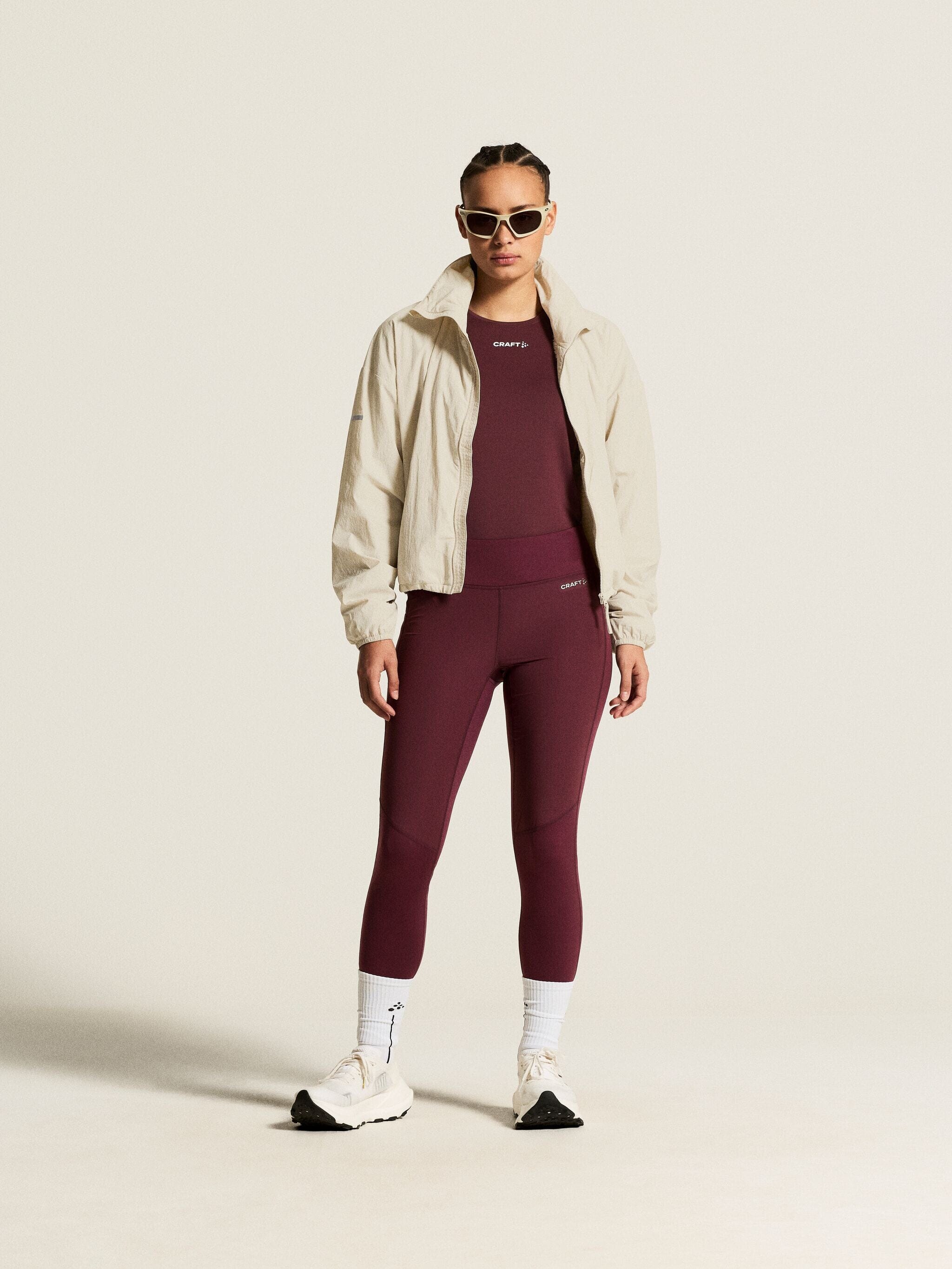 Women's ADV Essence Warm Wind Running Tights 2 - DK Fig