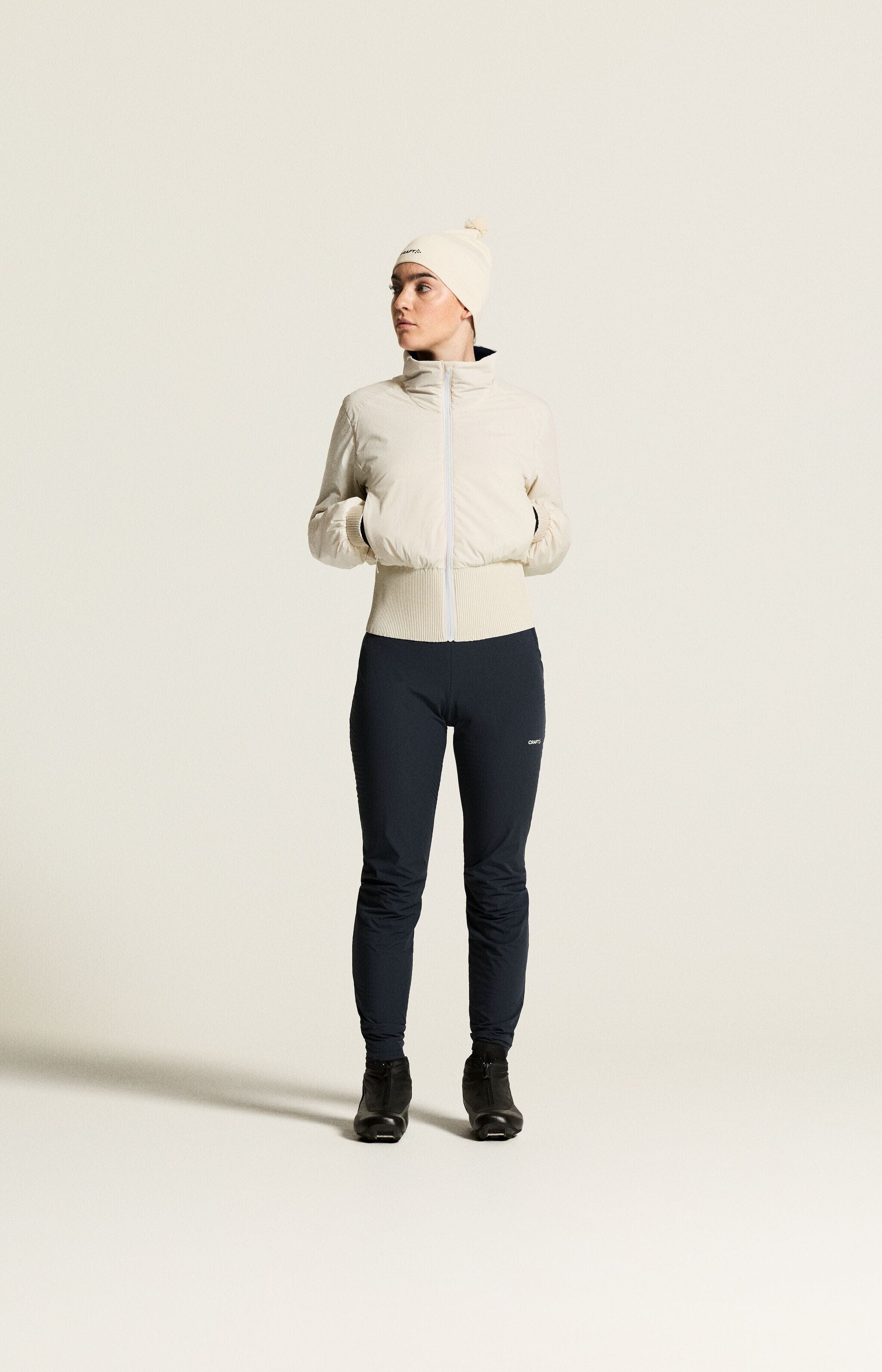 Women's Speed Cropped Jacket - Tofu