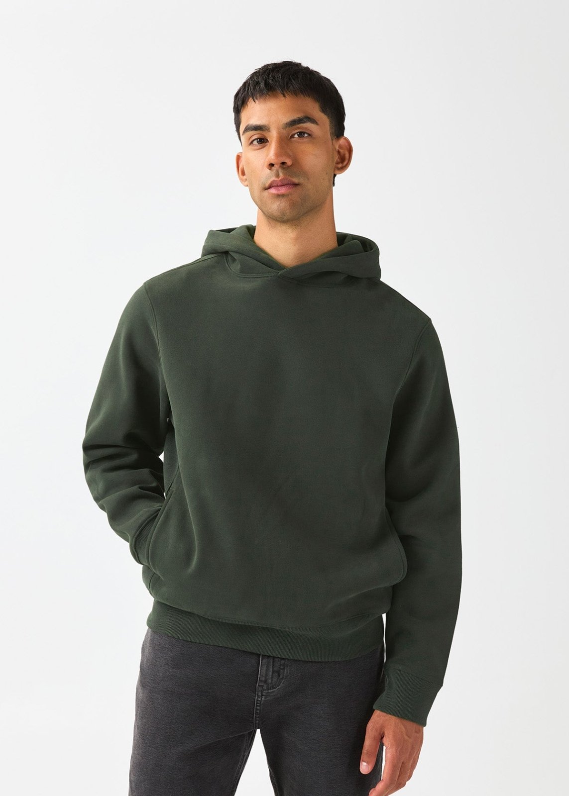 DuraSoft Fleece Motion Hoodie - Evergreen