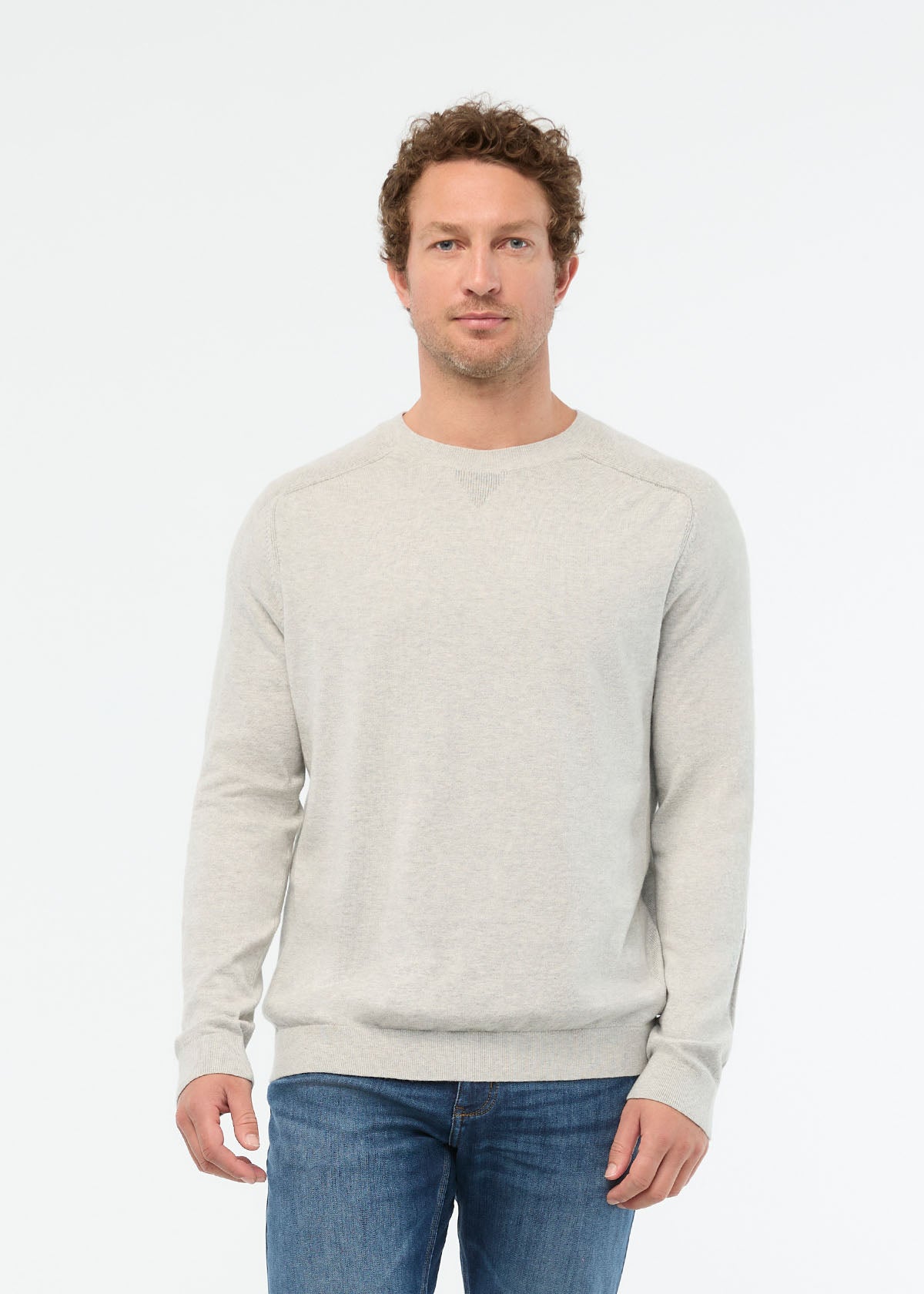 EasyKnit Lite Crew Neck - Earl Grey
