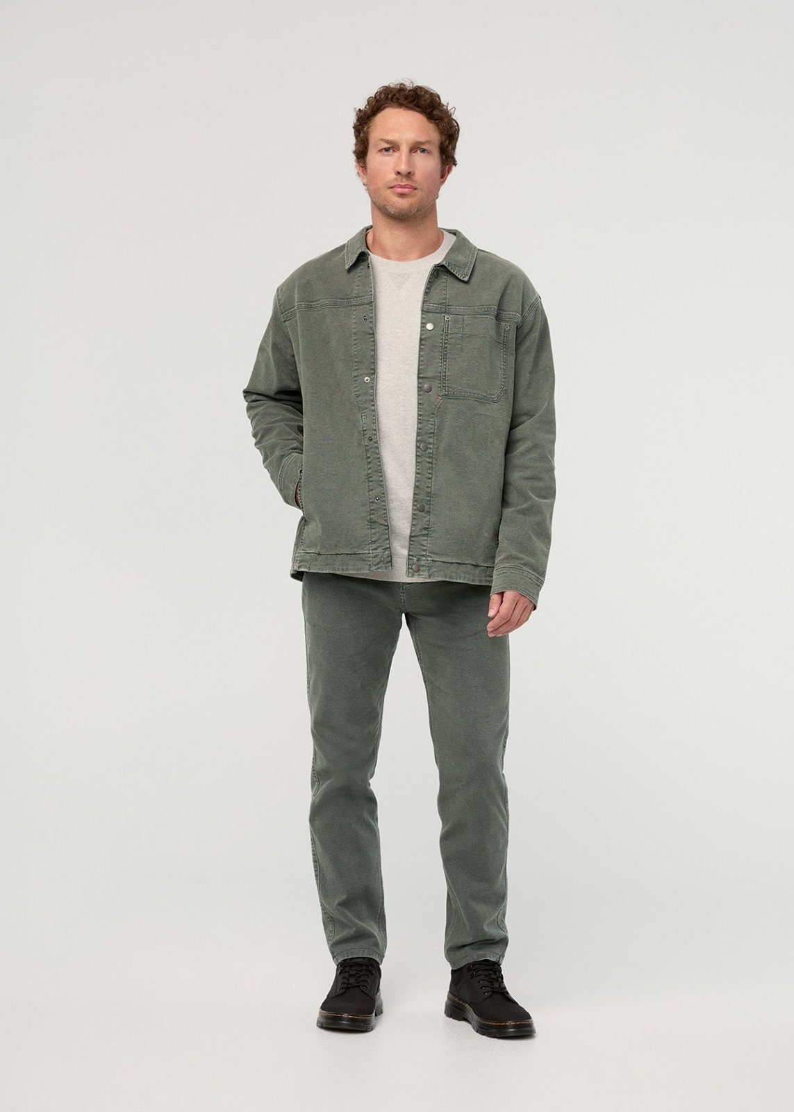 Stretch Canvas Loose Taper - Thyme