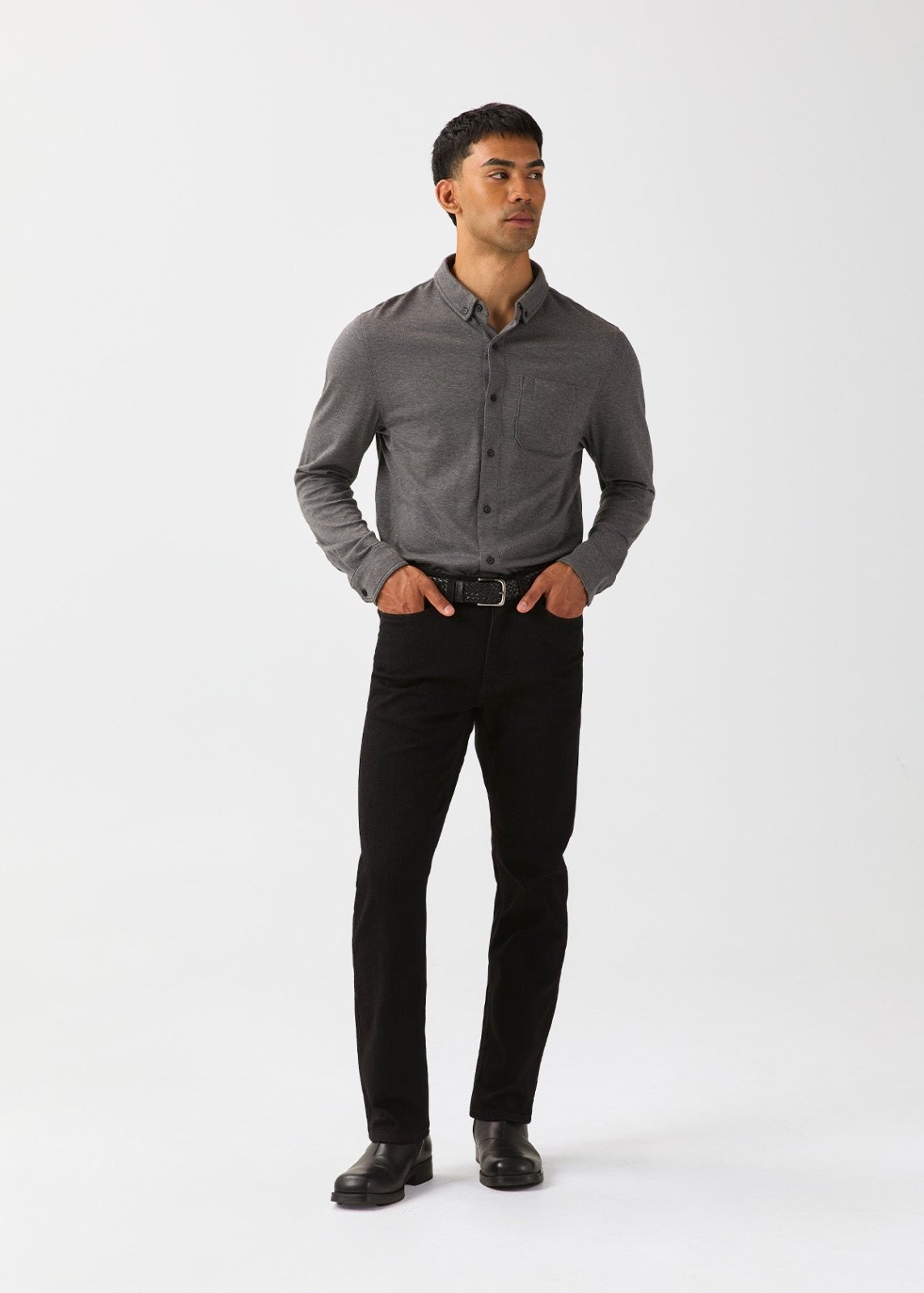 Tech Fleece Denim Straight - Black
