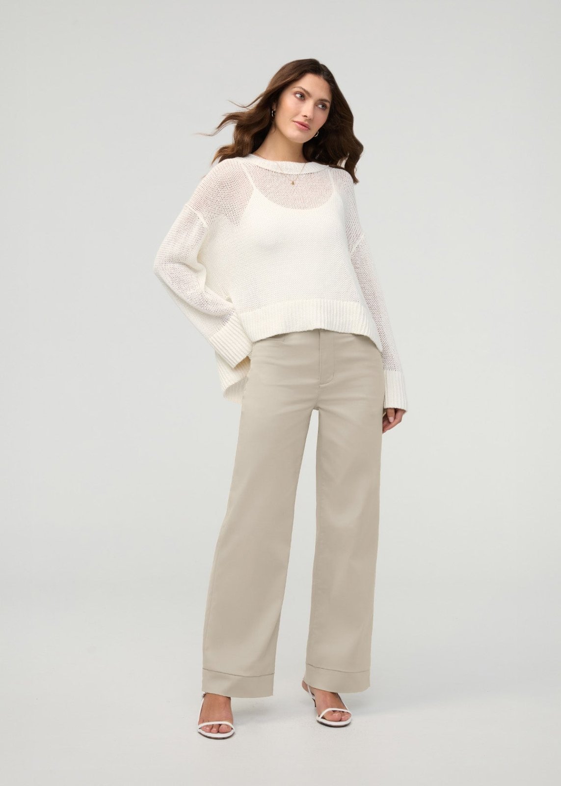 Duer Women's NuStretch High Rise Trouser - Sandstone - $89.00 at DUER