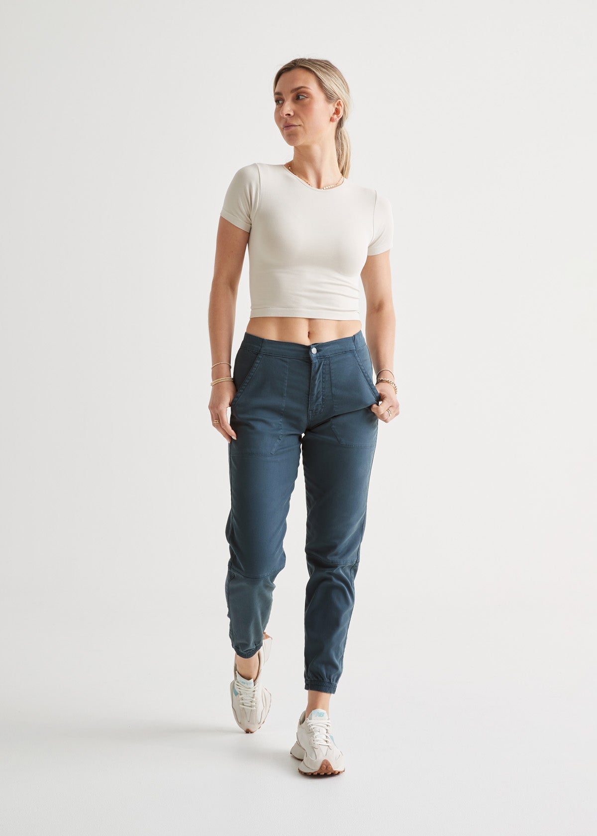 Duer Women's Live Free High Rise Jogger - Sail - $84.00 at DUER