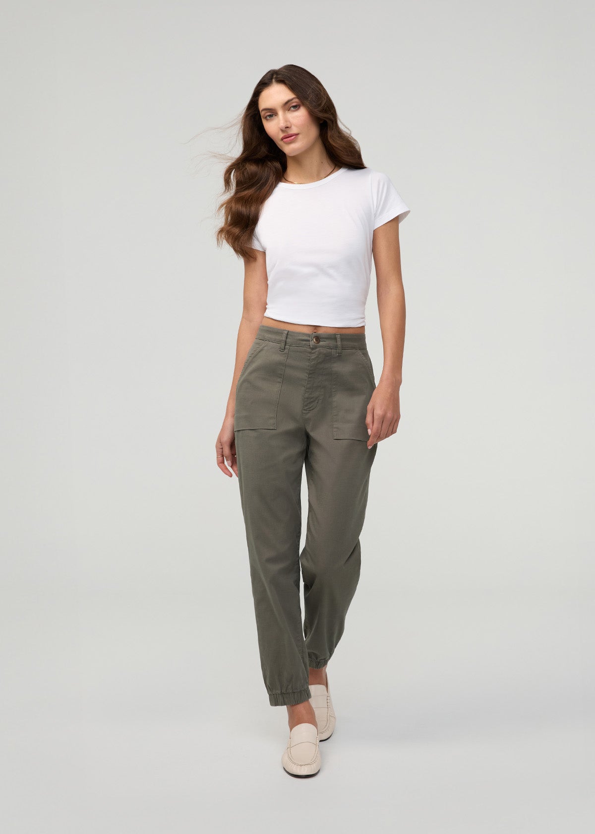 Duer Women's Live Lite High Rise Jogger - Thyme - $129.00 at DUER