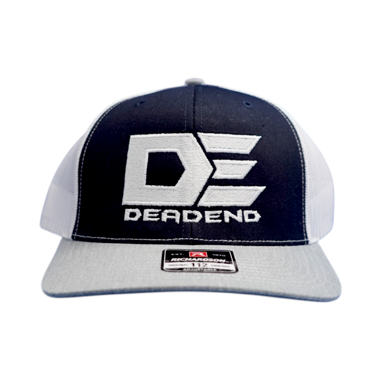 Dead End Classic Trucker Hat – Navy &amp; White