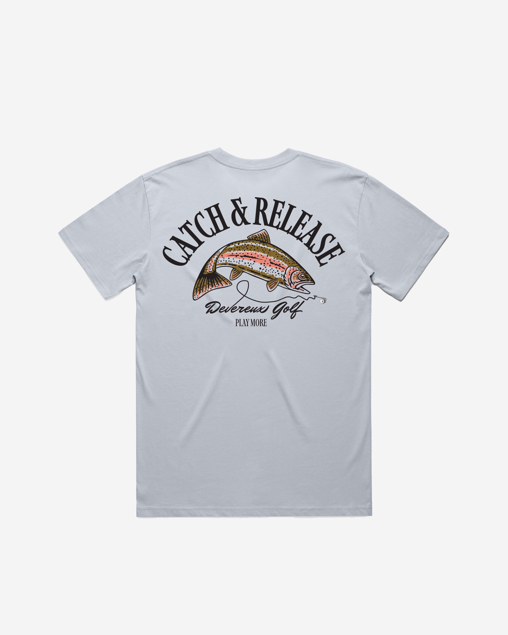 Devereux Catch and Release Tee - Powder Blue - $44.00 at Devereux Golf