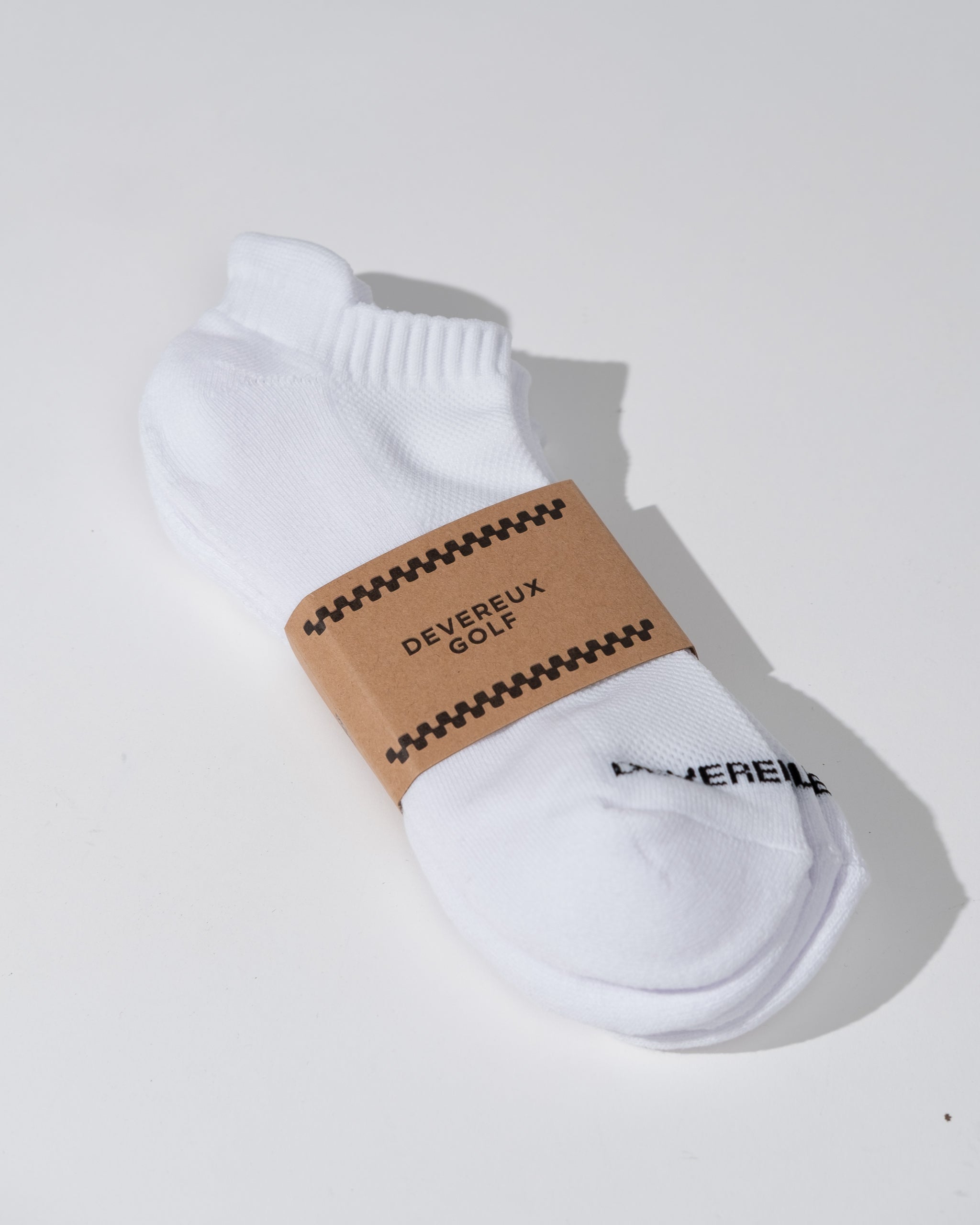 Devereux Devereux Ankle Sock 2-Pack - White - $18.00 at Devereux Golf